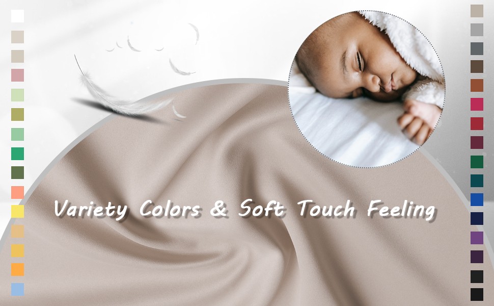 Curtains 90 Inches Long 2 Panels Set Extra Wide 60 Inches Warm Taupe – Nursery