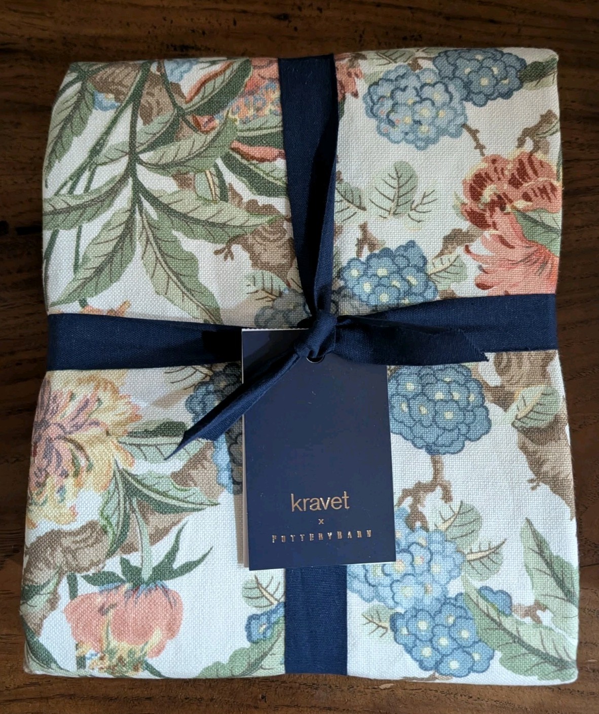 POTTERY BARN Set of 2 Kravet Garden Floral Curtain Panels-LF-50×84″-NWT