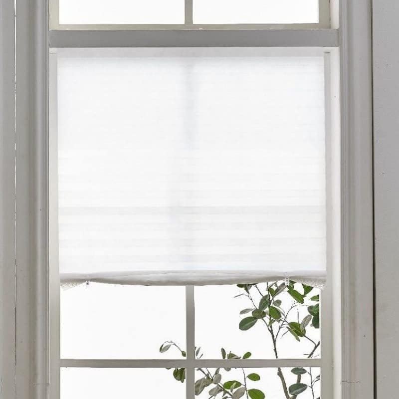 2-Piece Temporary Curtain Set Cordless Self-Adhesive Blinds