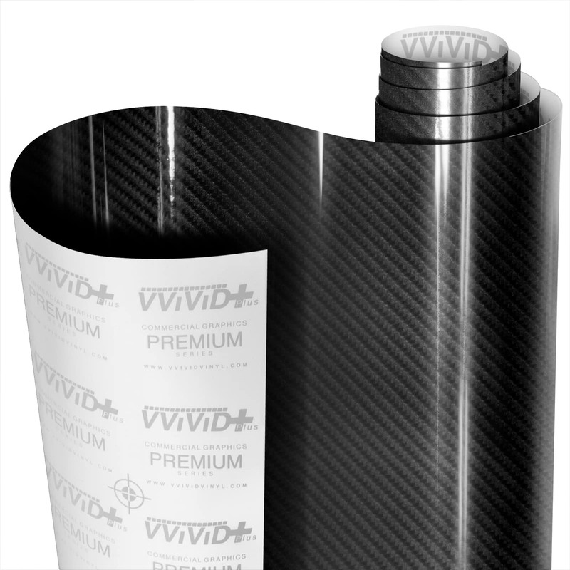 Vvivid Xpo Black Carbon Gloss Tek R 3 Layer 3D Realistic True Carbon Fiber Look