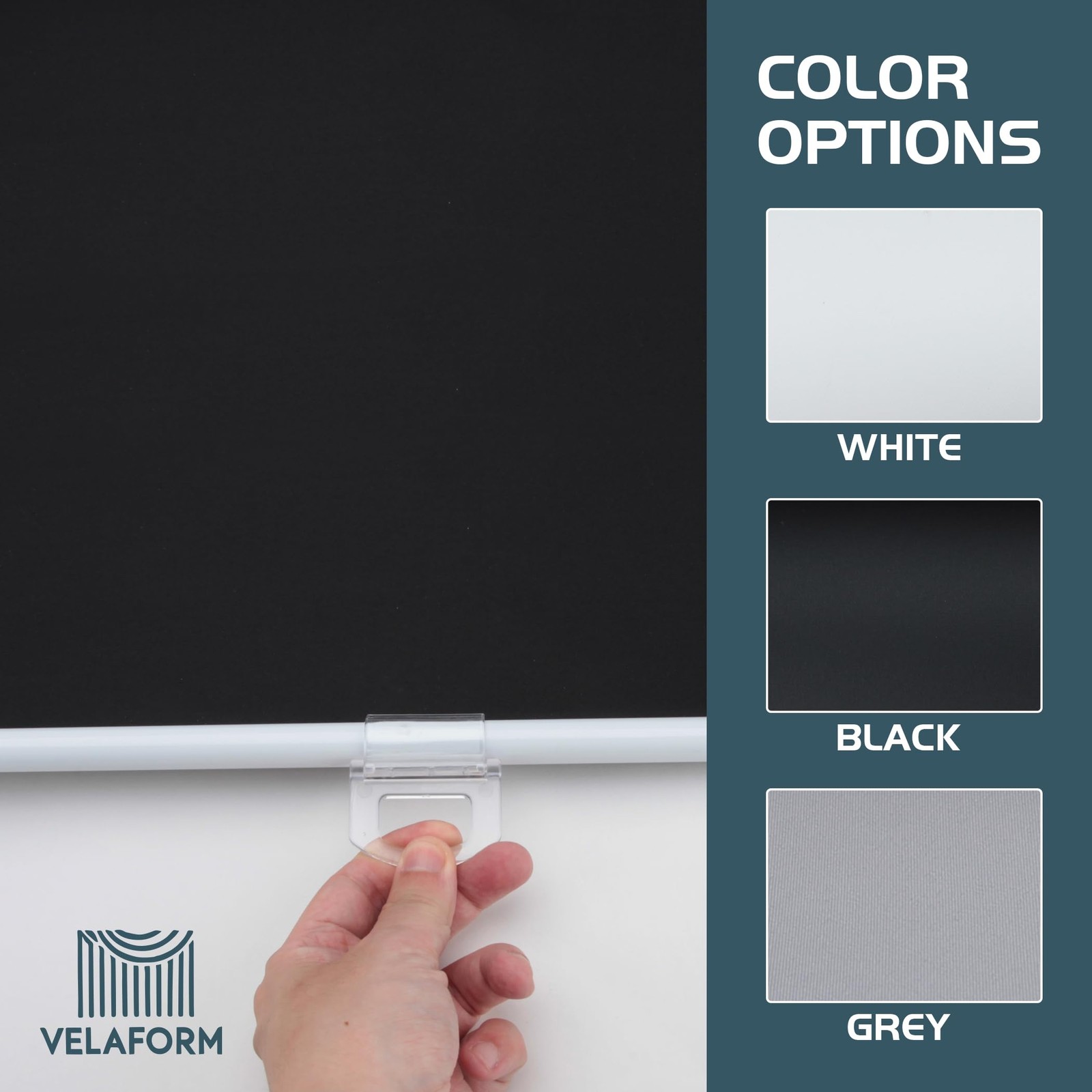 Cordless Window Blinds – UV Protection, Room Darkening & Blackout (48″ W x 72…