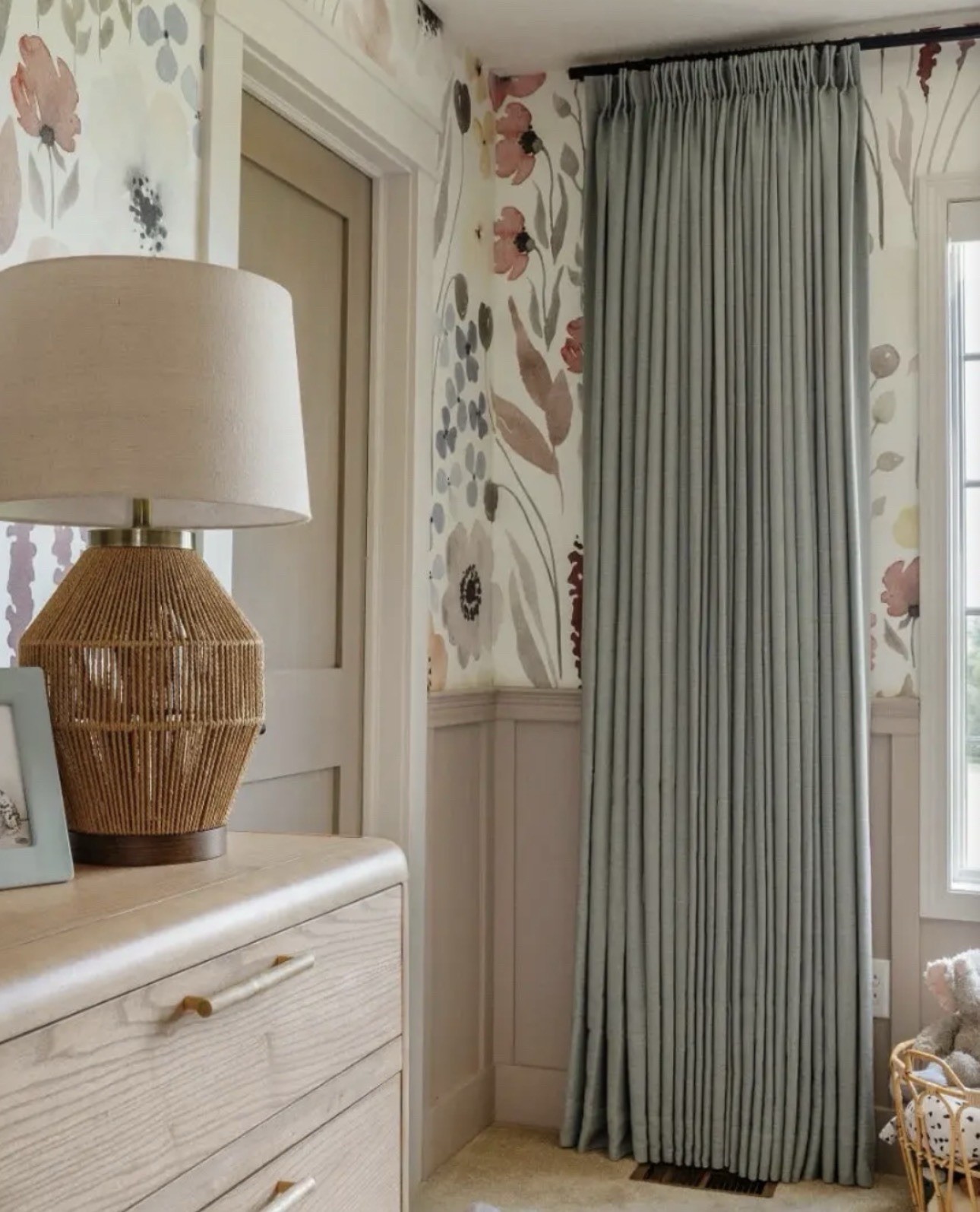 TWOPAGES LIZ LINEN Pale Blue Aqua PINCH PLEAT CURTAINS Room Darkening 26W x 84W