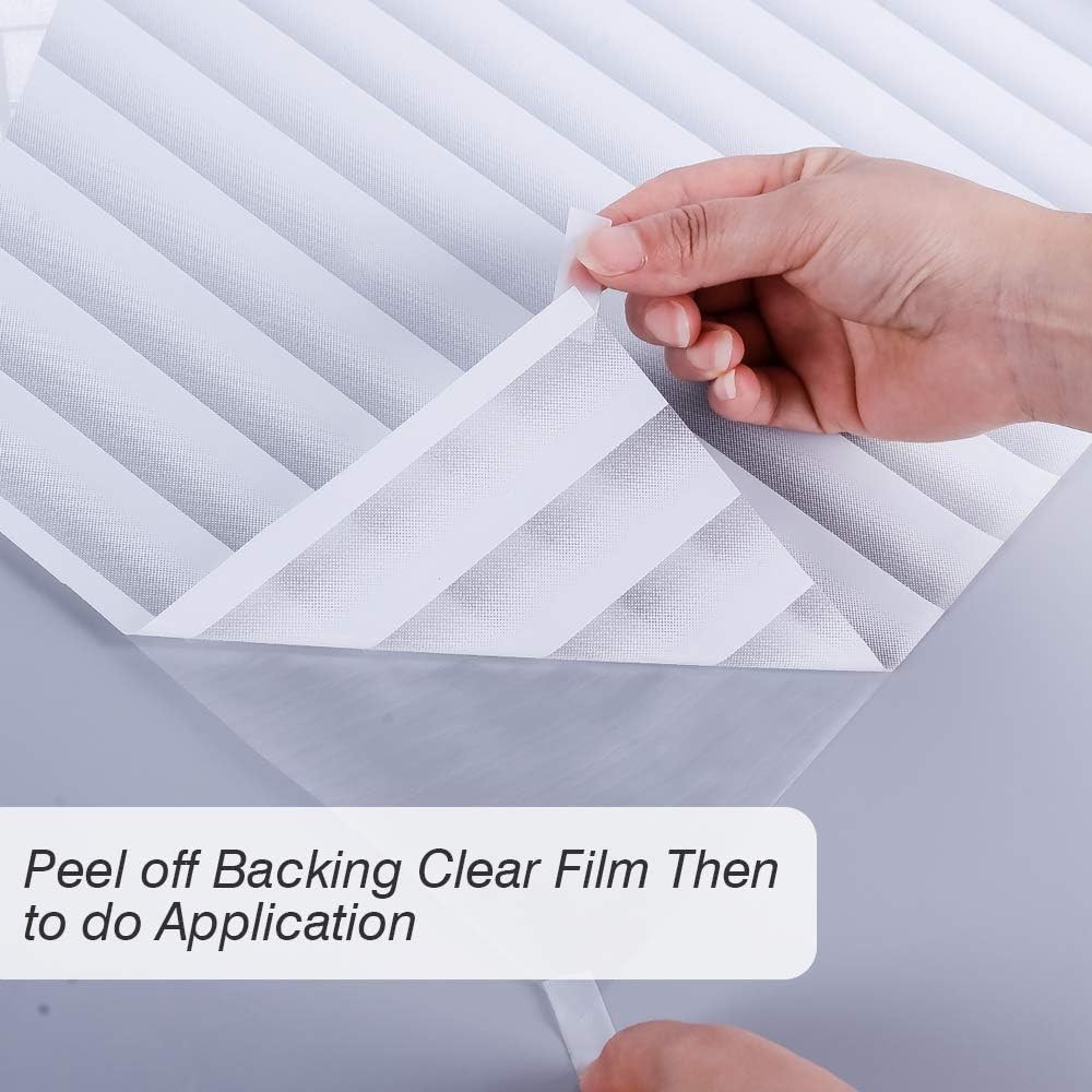 17.7×78.7″ Static Cling Window Film – Stylish UV Blocking Privacy Solution