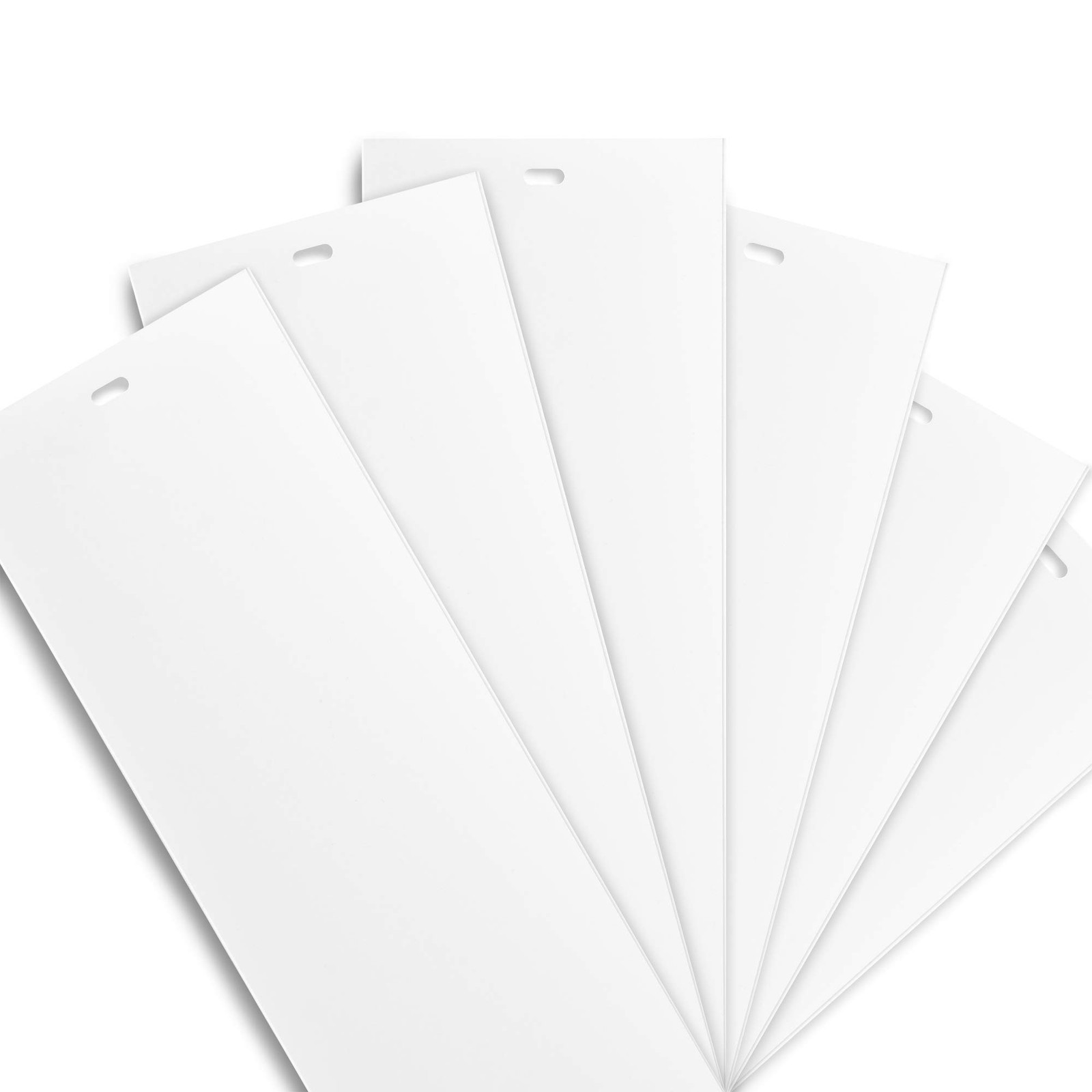 DALIX White Vertical Replacement Blinds Slats Sliding Glass Door 82.5,