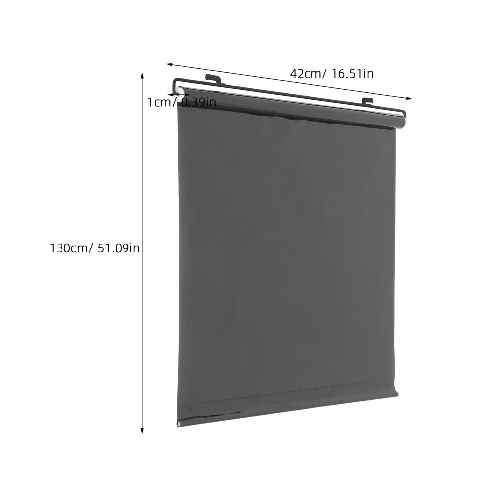 Retractable Roller Sunshade Portable Blackout Curtains Suction Cups