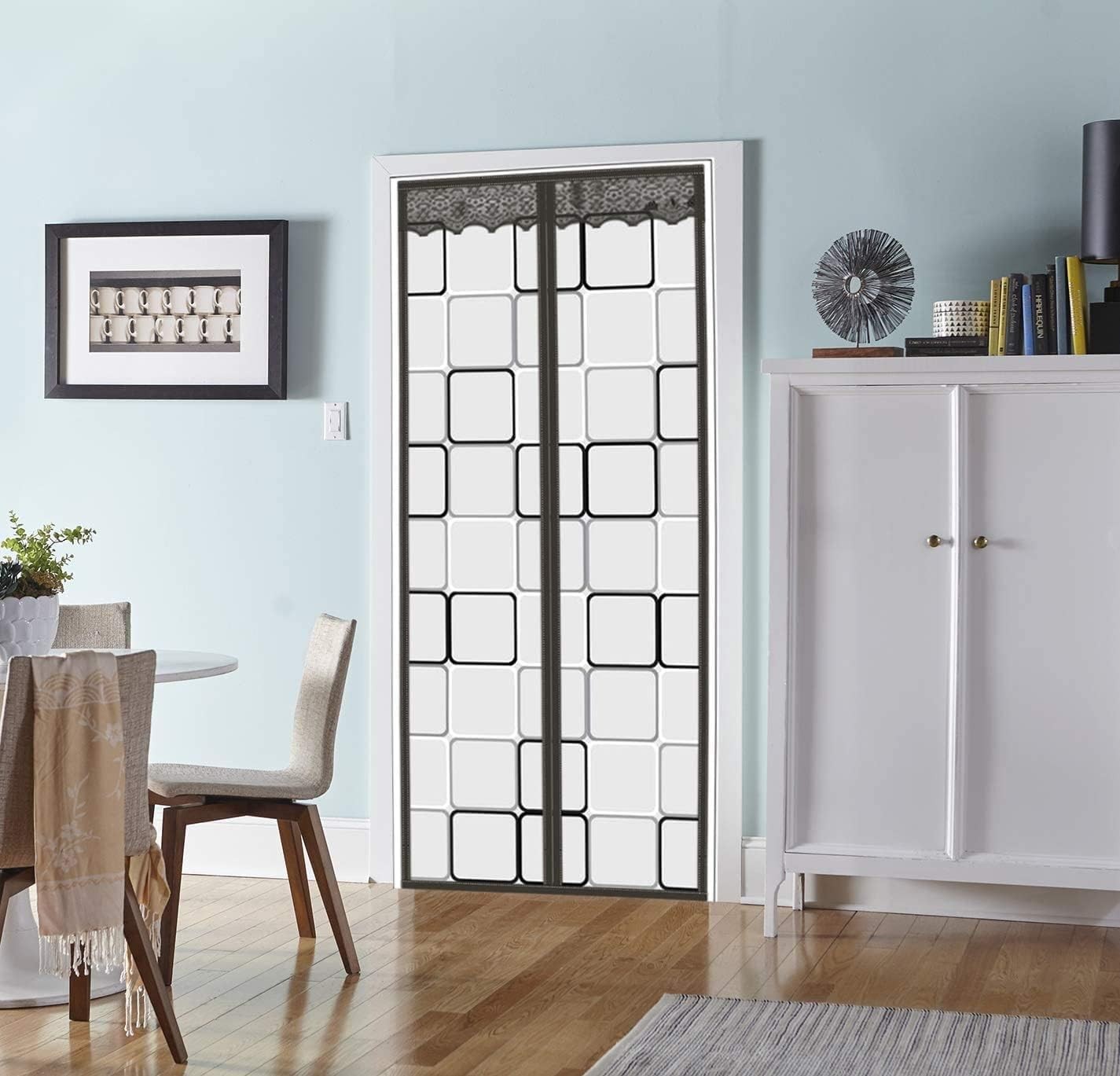Insulated Door Curtain Magnetic Thermal – 36×82 inch Insulated Door Cover for Wi