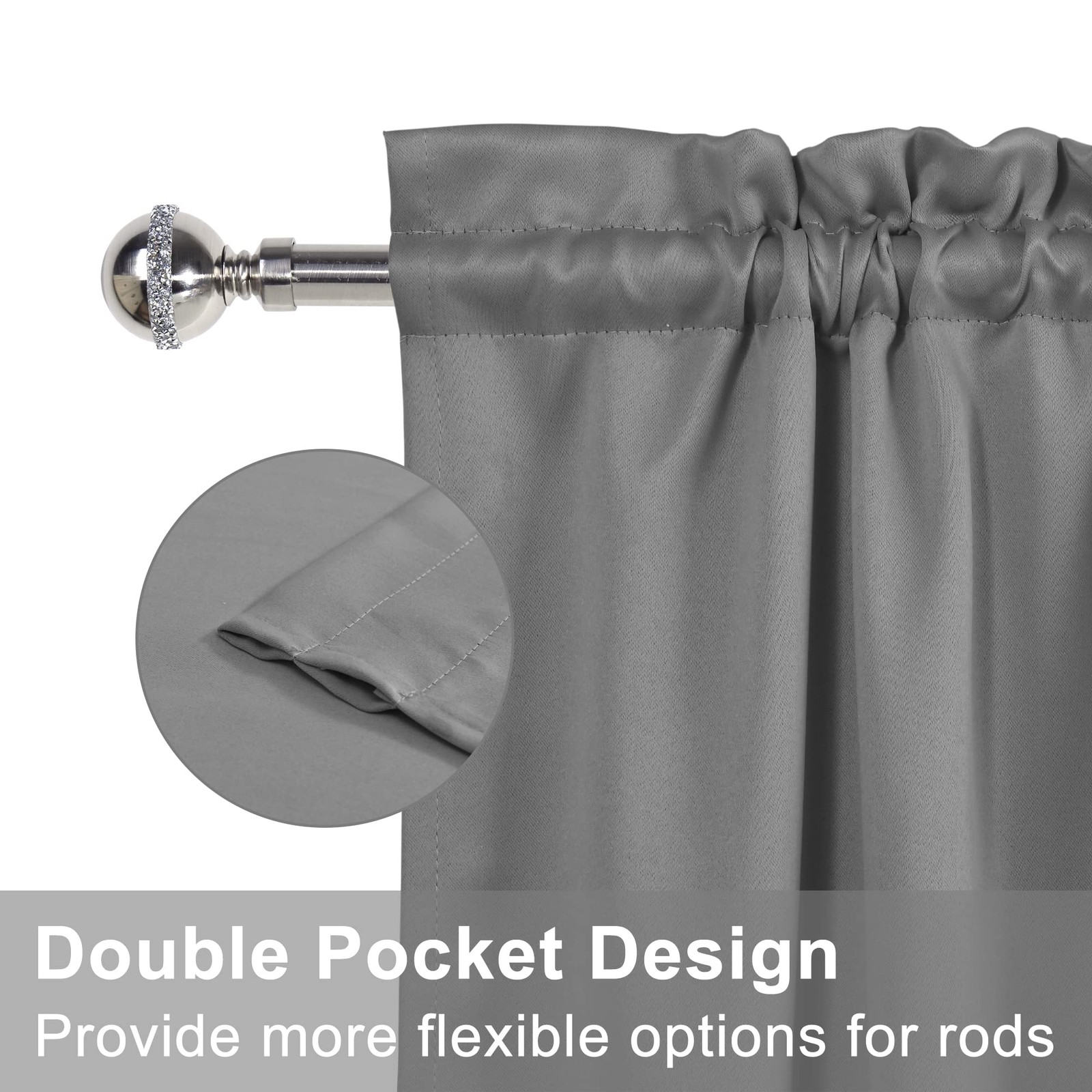 Door Curtains for Door Window, Thermal and Room Darkening Curtains for French…