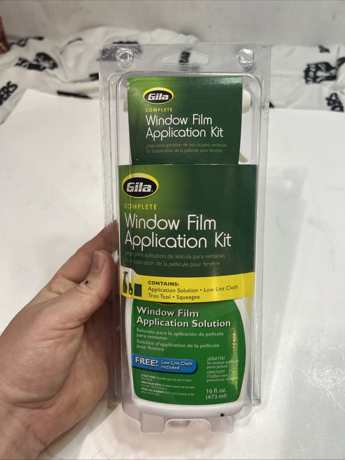 Gila Complete Window Film Application Kit Solution Trim Tool & Squeege