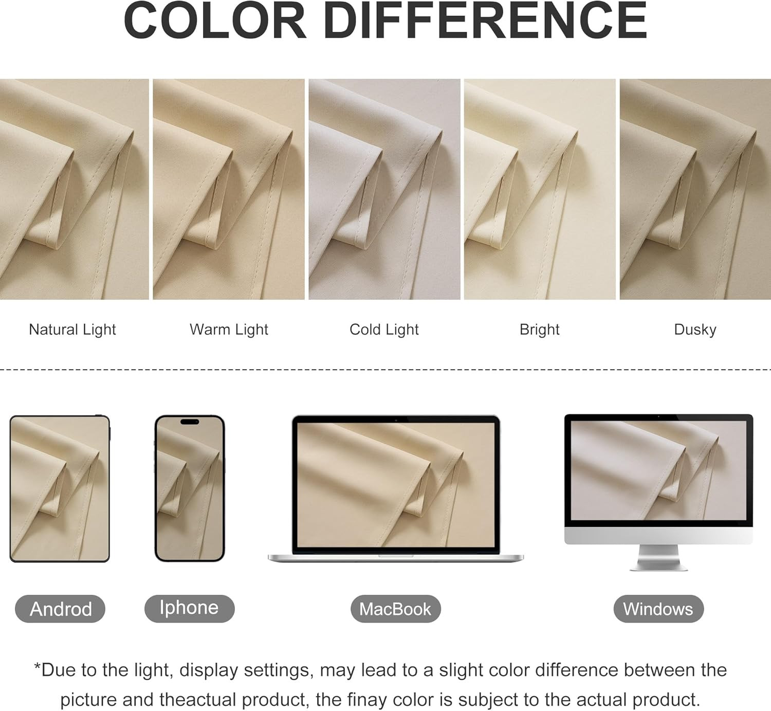 Outdoor Waterproof Patio Curtains 52×84 Thermal Sun Blocking Privacy Panel