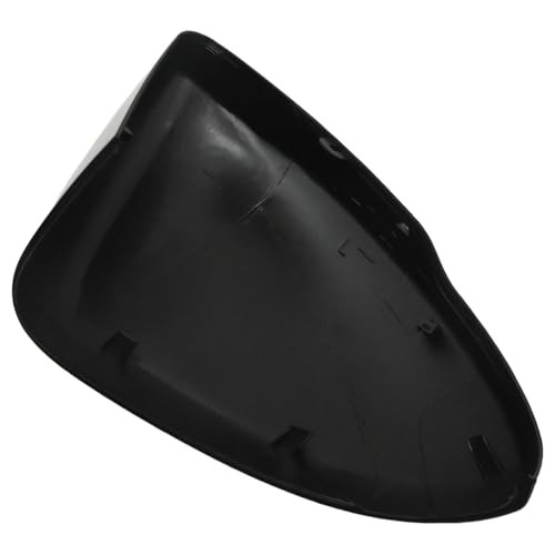 Black ABS Side Mirror Cap Replacement, Mirror Cap Trim Housing Black Left Side