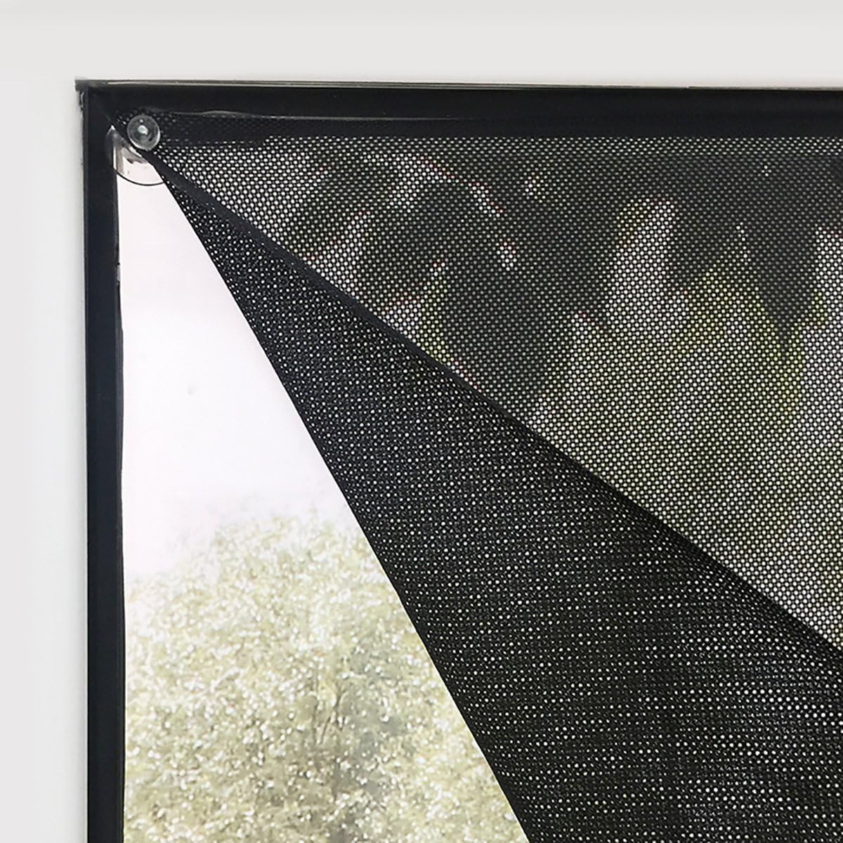 No Drill Cordless Light Filtering Roller Shades, Transparent Temporary Window Sh