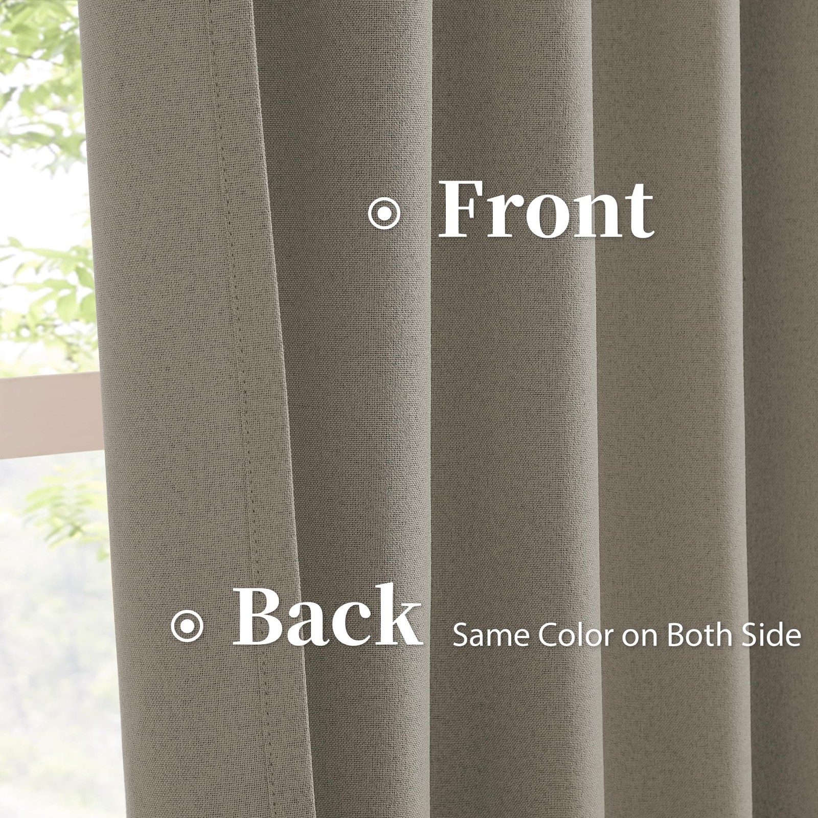 Extra Long Blackout Curtains 132 Inches Long 11 ft for High Ceiling Living Ro…