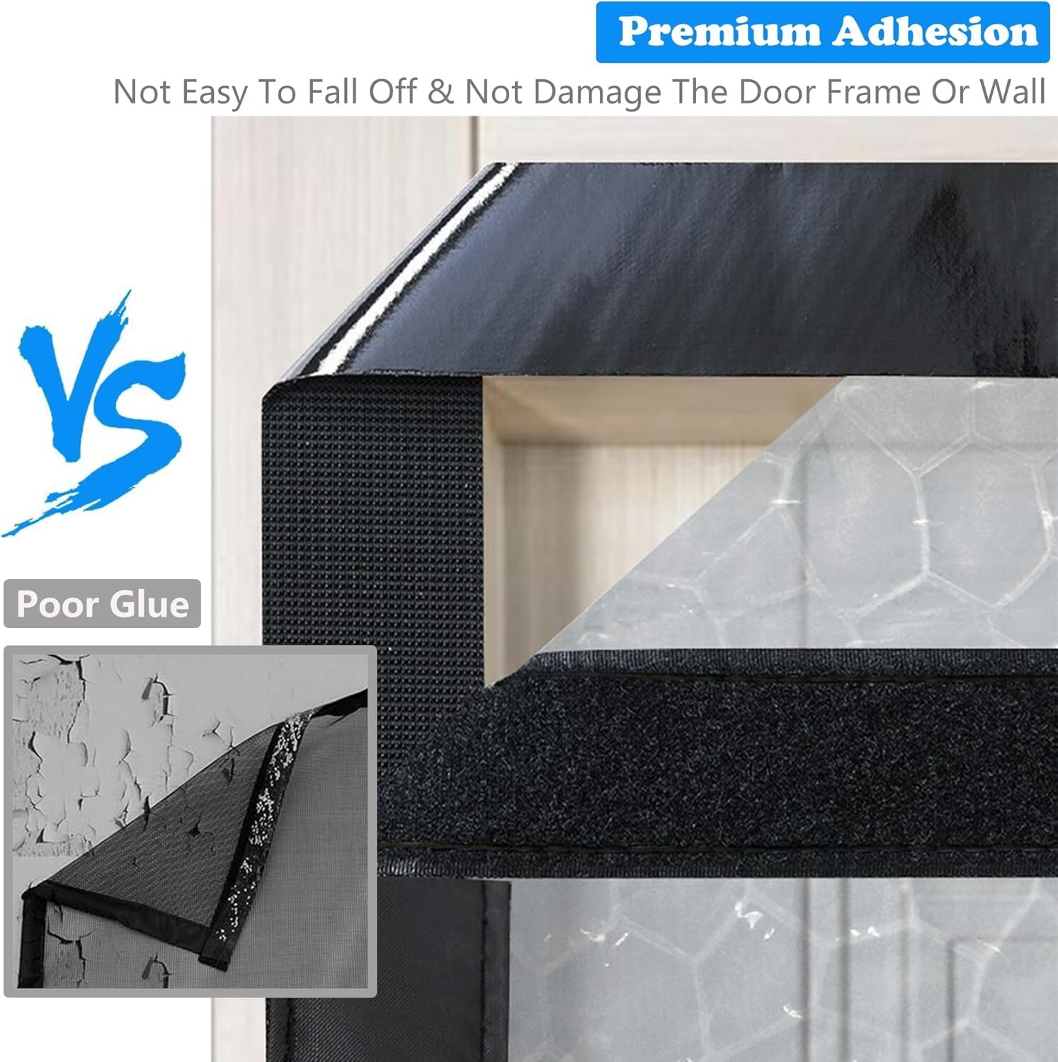 Eco-Friendly Magnetic Insulated Door Curtain 34″x94.5″ – Energy Efficient Design