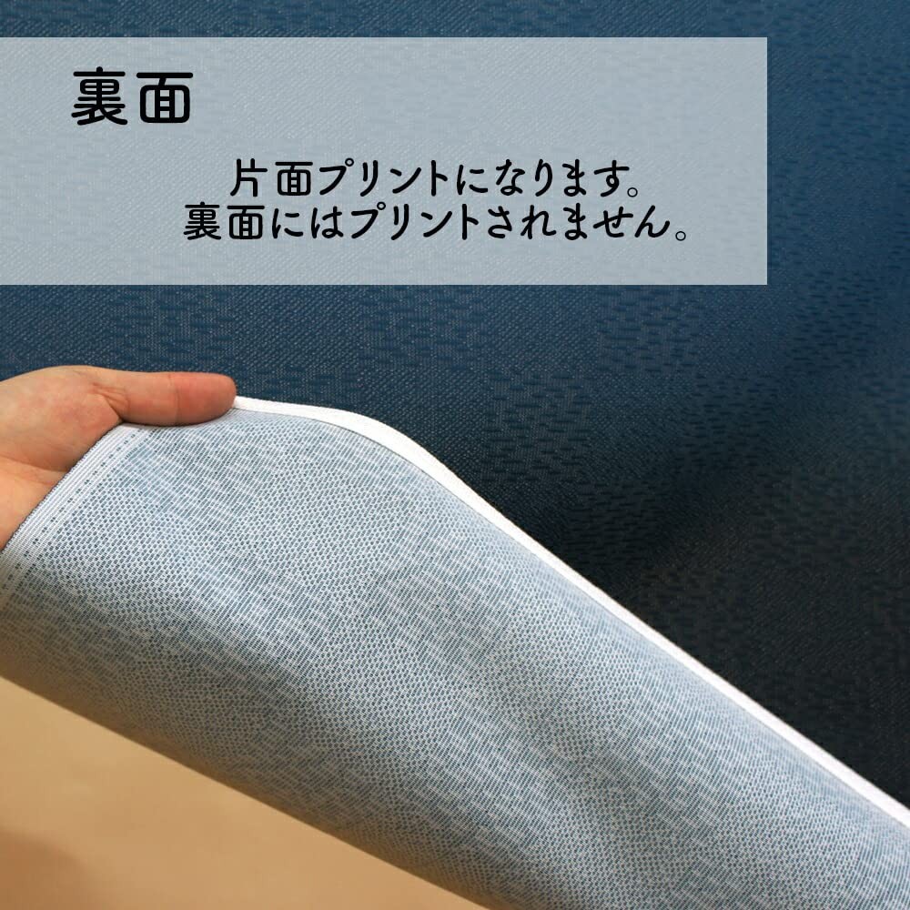 Flame Retardant Gradation Noren Simple Blue 85×150cm Japan