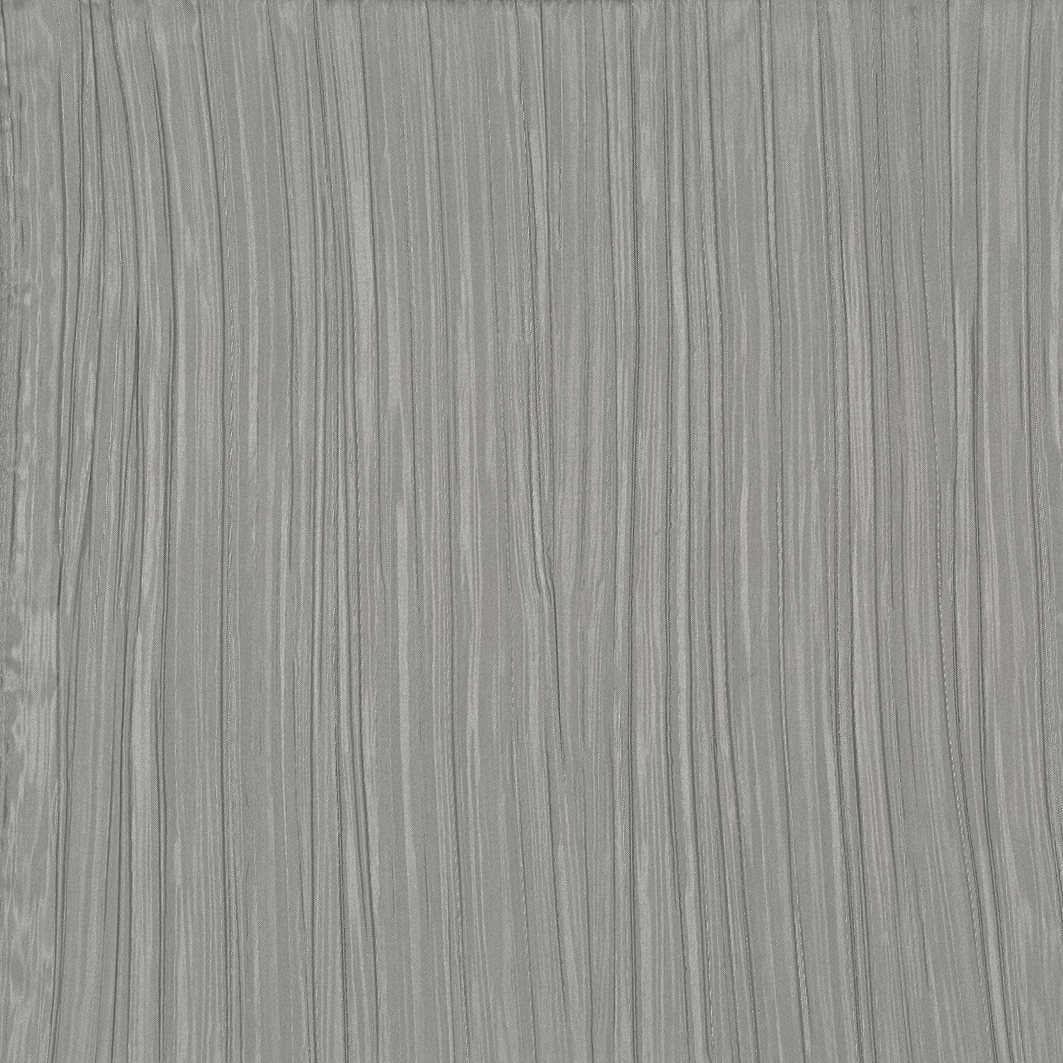 Set 2 Silver Gray Faux Silk Curtains Panels Drapes Pair WITH SCARF 84 95 108 in