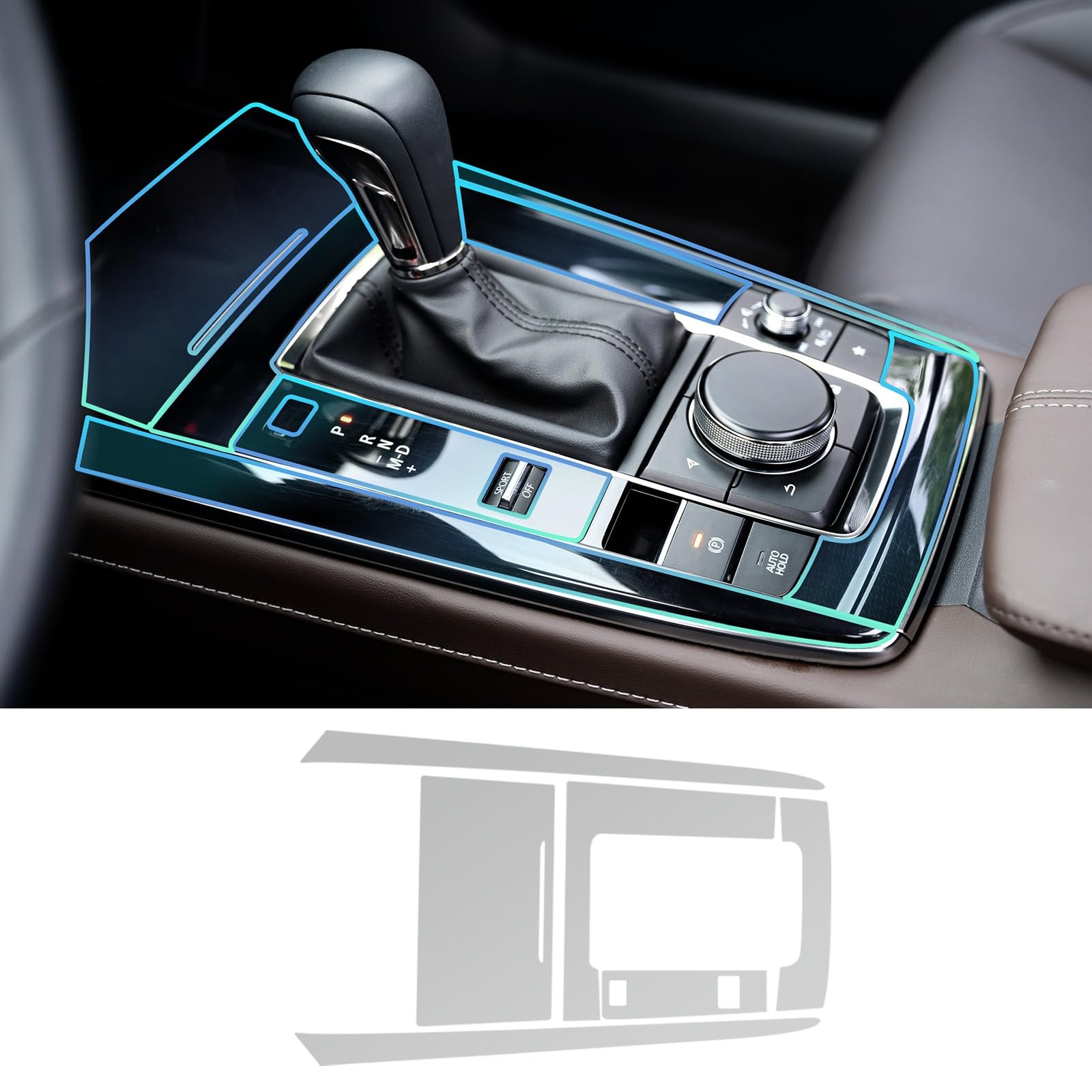 for 2020-2025 Mazda CX30 PPF Precut 8.5Mil Car Paint Protective Film TPU HD F…