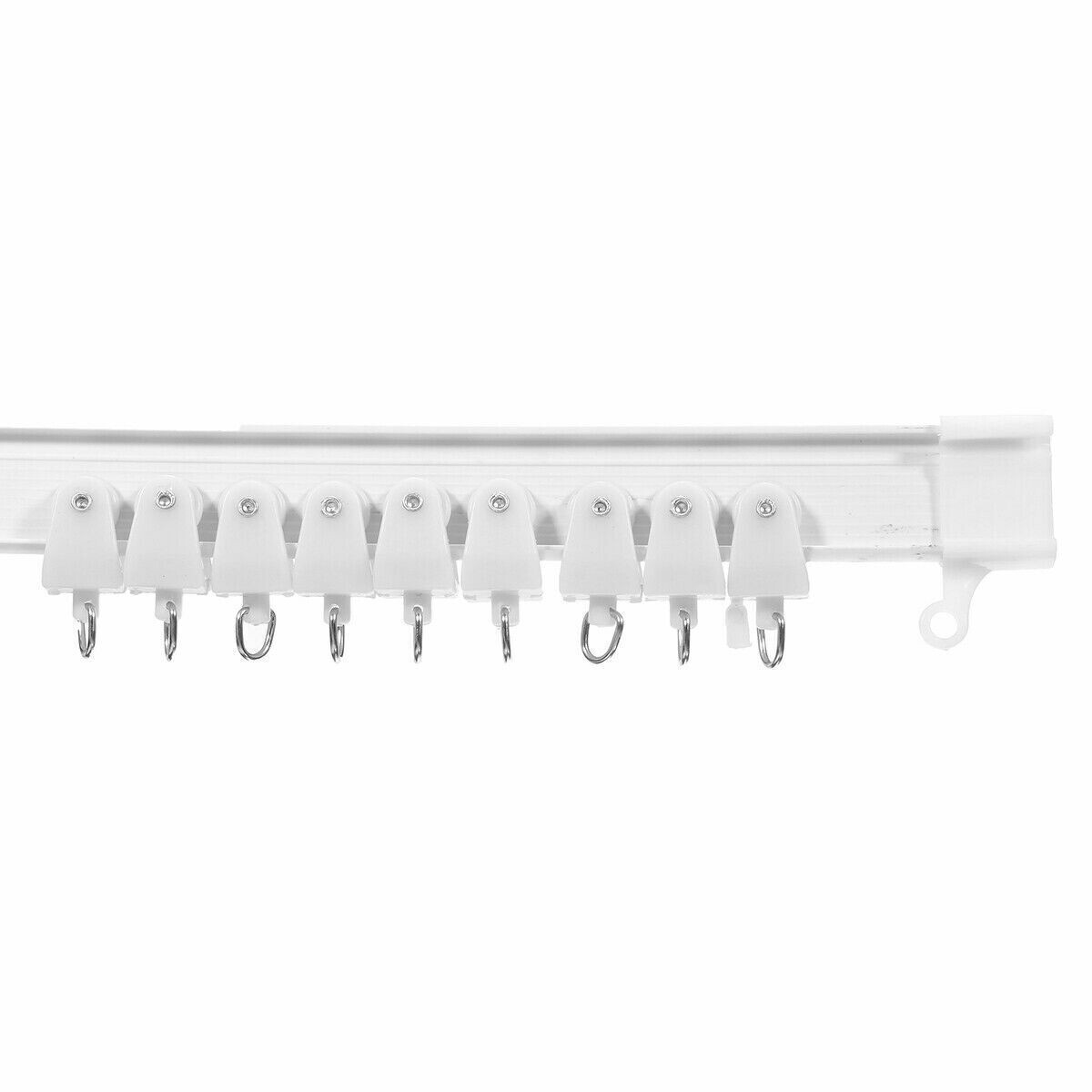 Flexible Cuttable Bendable Curtain Track Rail for Straight Bay Windows Caravan