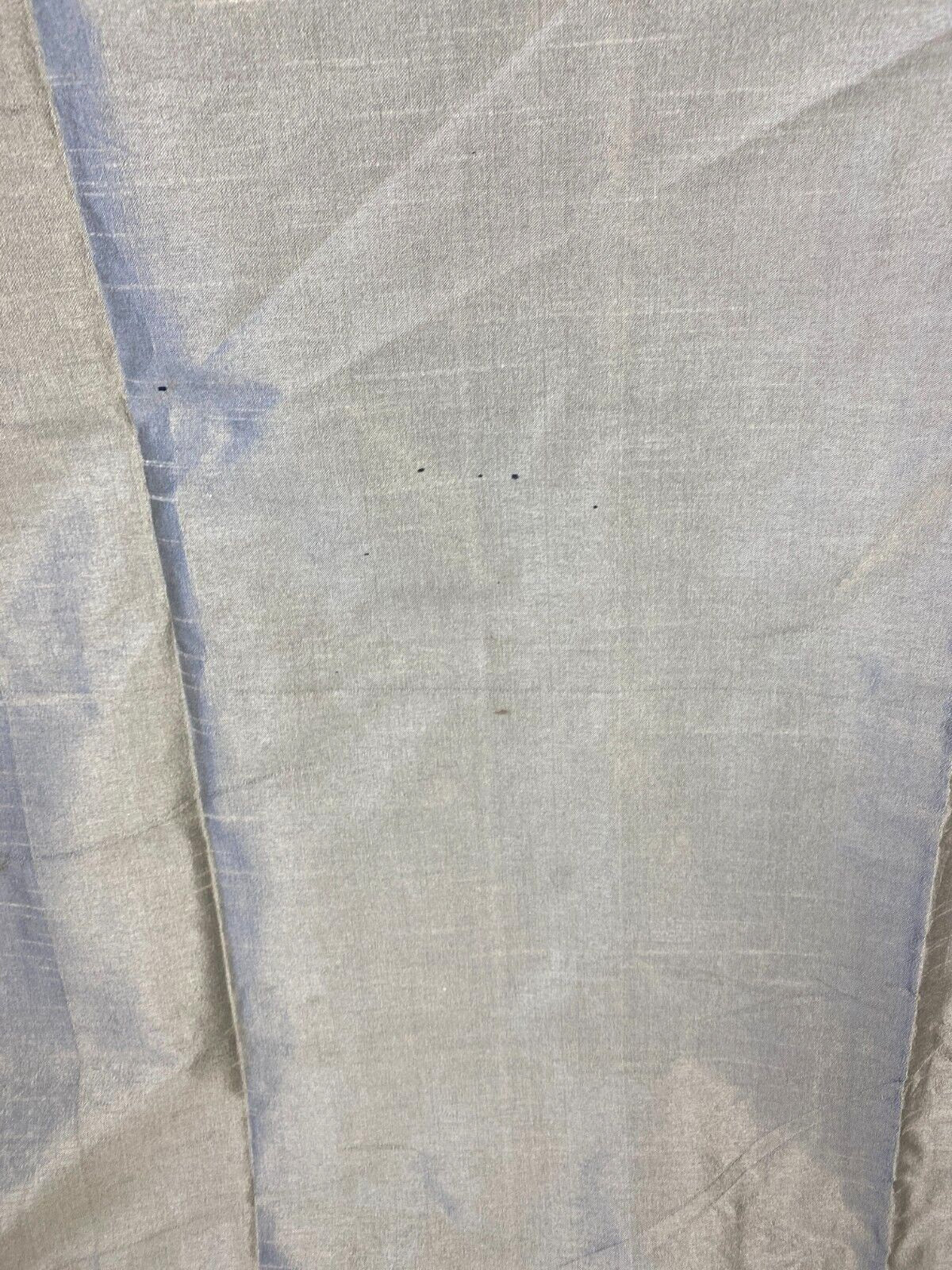 World Market Polyester Curtains Silver 2 Lined Curtains 48″ X 84″ Grommets flaws