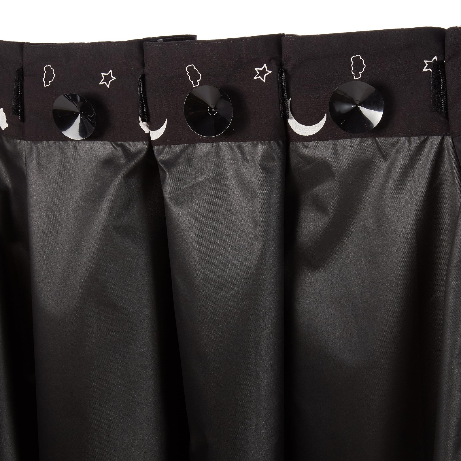 Retailer Basics Portable Blackout Curtain Shade Suction Cups 50 W X 78L 2-Pack