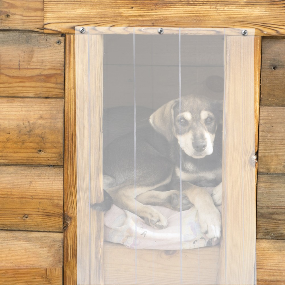 Pvc Curtain Strip Dog Door Scratch Protector Clear Flap for Doggie