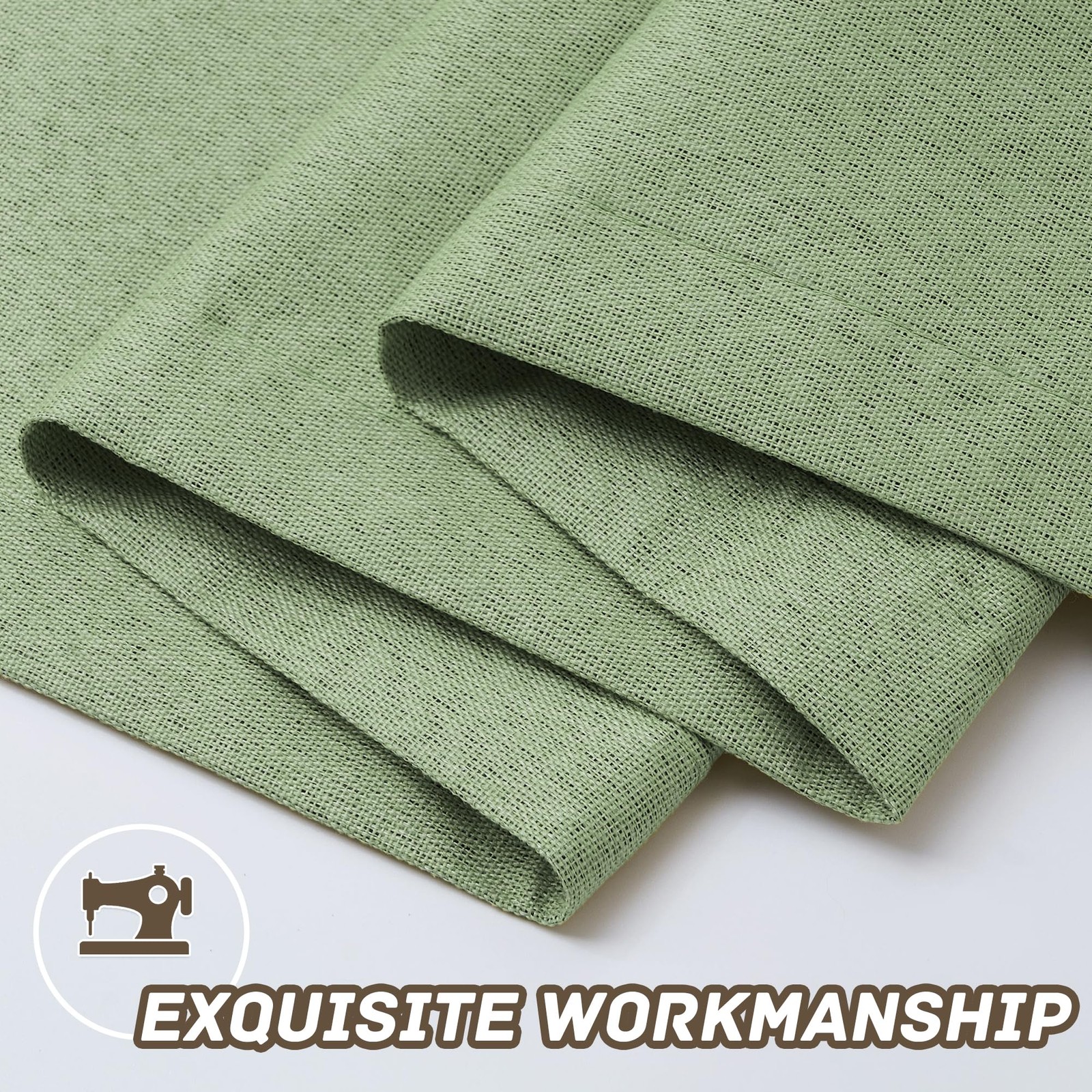 Oyring 100 Blackout Linen Textured Curtains For Childrens Room Bedroom Light