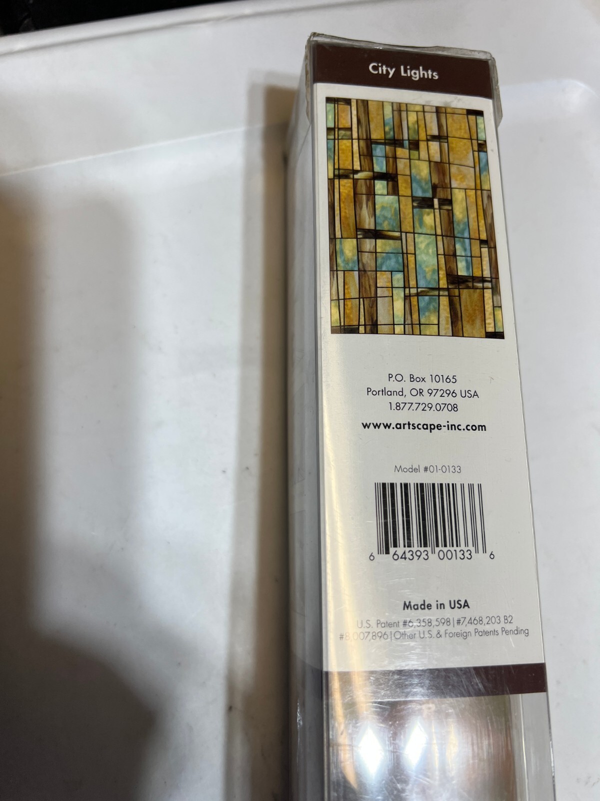 Artscape Window Covering Film Decorative 24″ x 36″ NEW – City Lights FREE SHIP