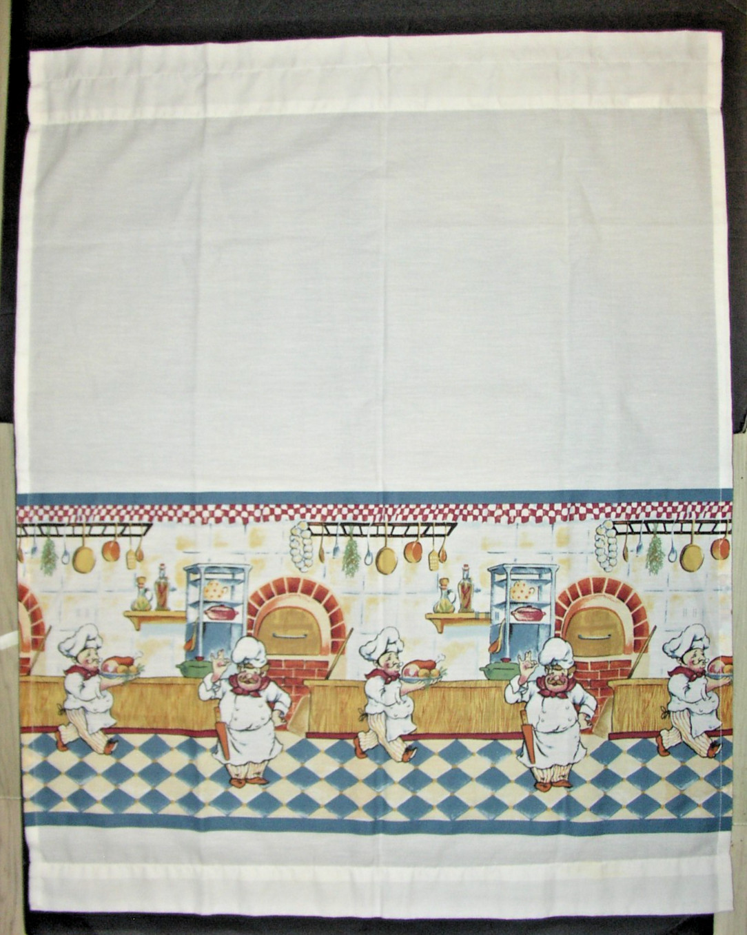 Kitchen VALANCE 29x14L Gourmet Chef Olive Italian