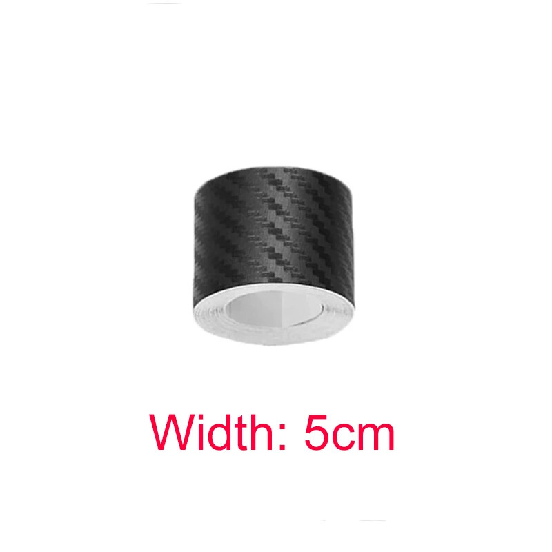 Anti Scratch Car Door Sill Protector Stickers Nano Carbon Fiber DIY Paste Strip