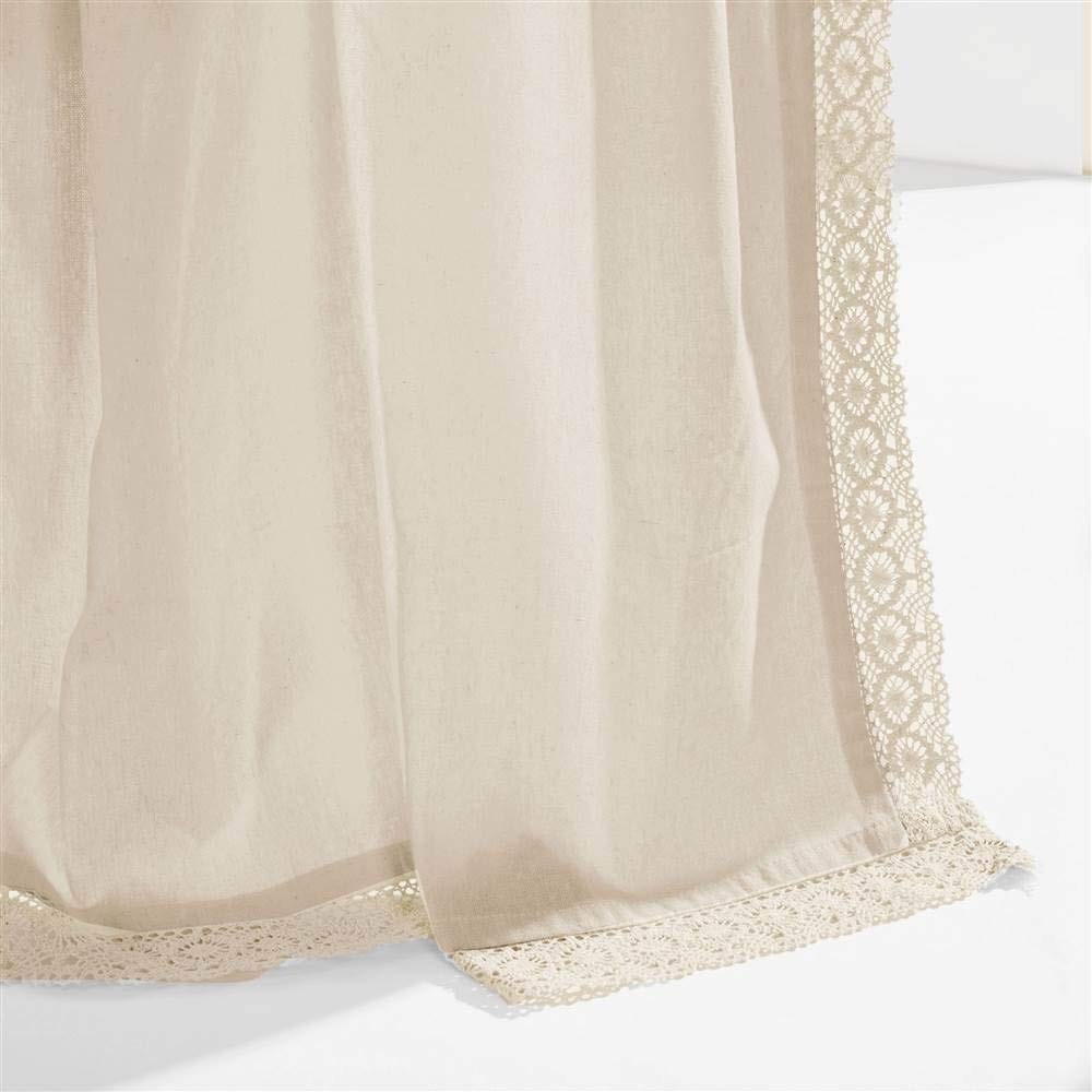 Lush Decor Rosalie Light Filtering Window Curtain Panels Pair 54 W X 108 L