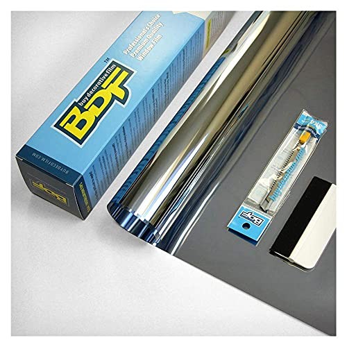 S05 Window Film Daytime Privacy and Heat Control Mirror Silver 5 12in X 49ft