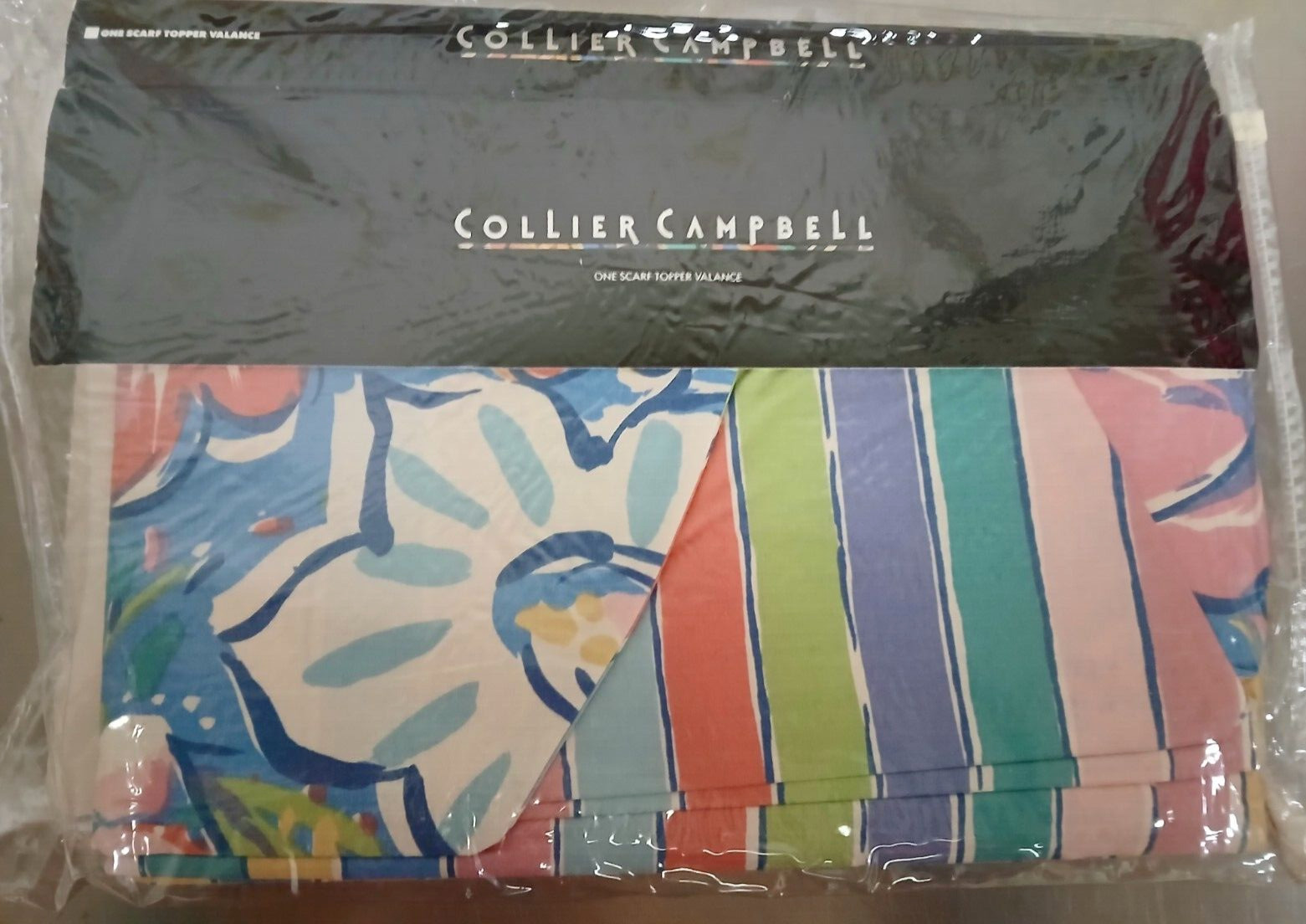 Vintage Collier Campbell Window Scarf-Tambourine NIP NOS Two Available