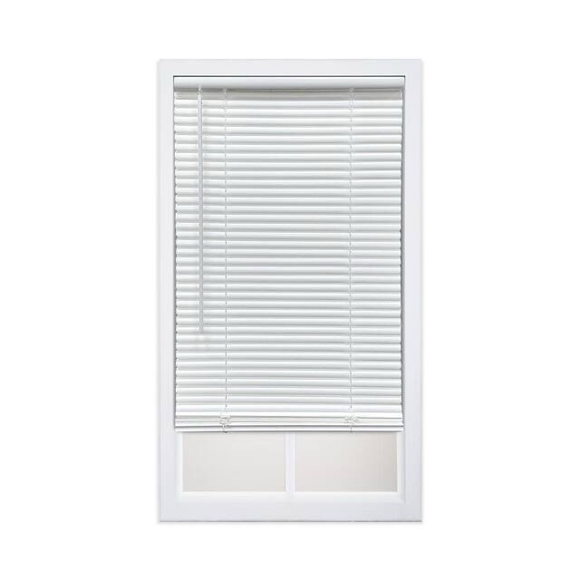 PLWT Cordless Mini Blinds 34×64” White, NEW, BRAND NEW, FACTORY PLASTIC, SEALED