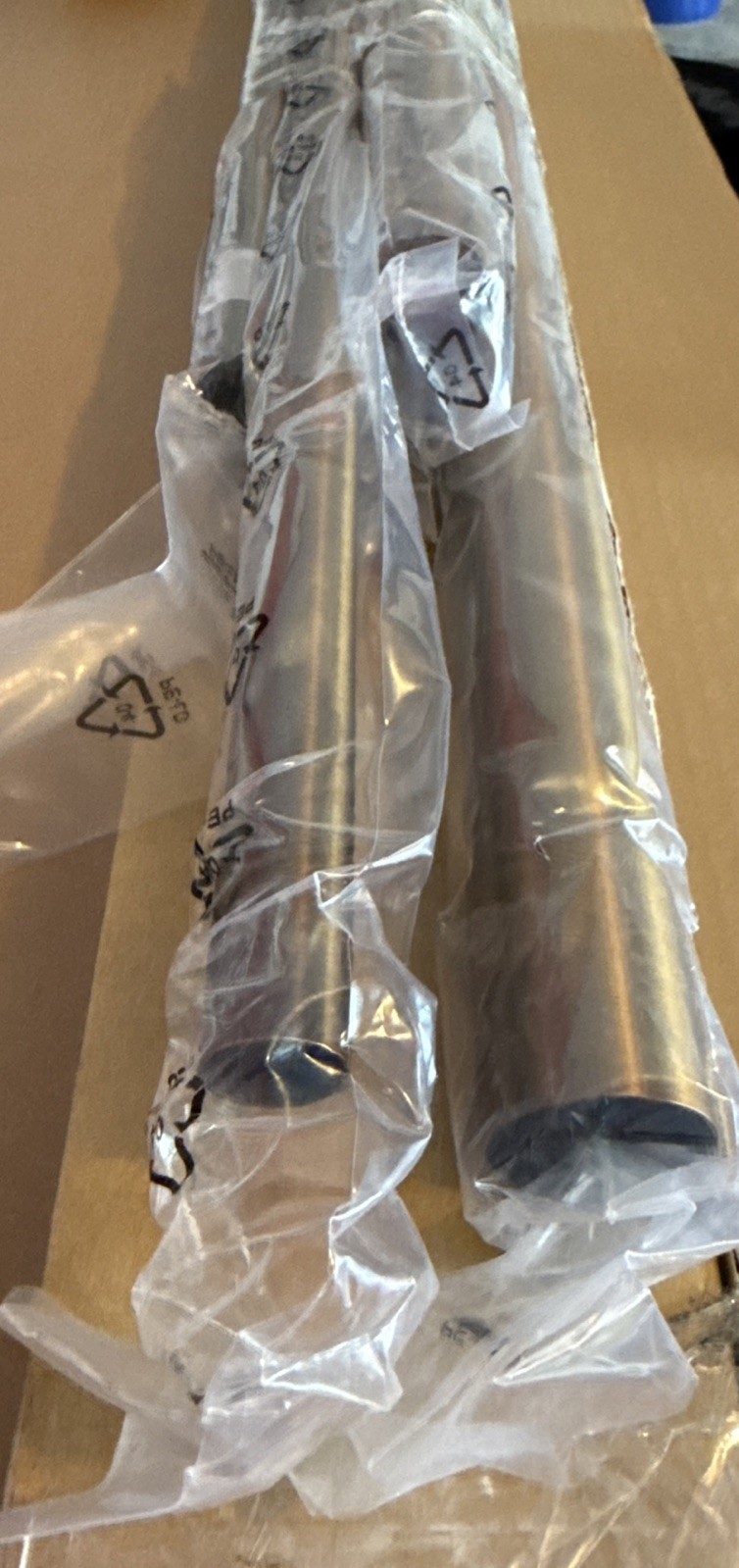 Pottery Barn Somorset Hidden Connection Double Curtain Rod 28-48″ 1.25″ – Brass