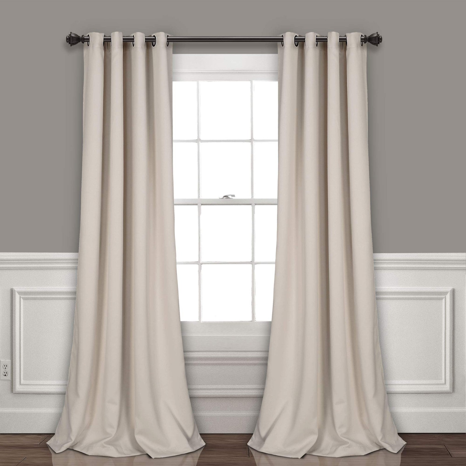 Lush Decor Insulated Grommet Blackout Window Curtain – 16T003464-WHEAT