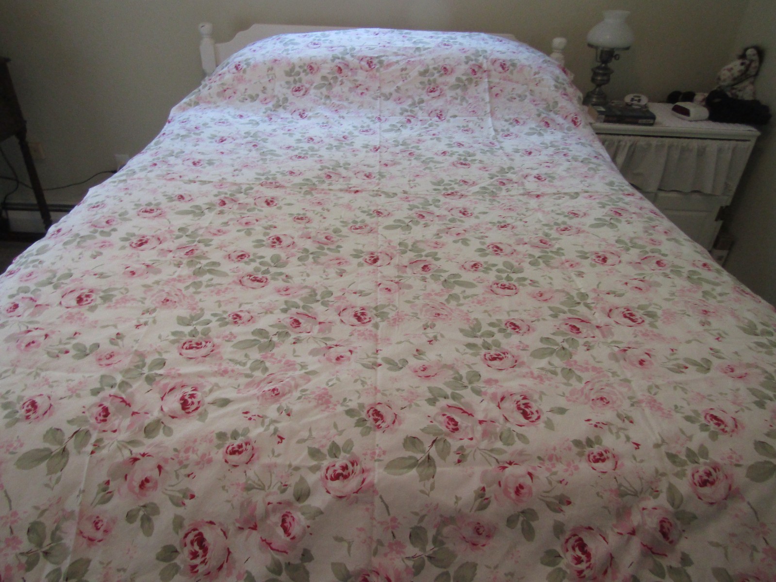 Simply Shabby Chic Rosalie Curtain Panel NWOT 54″ x 85″ Pink Roses