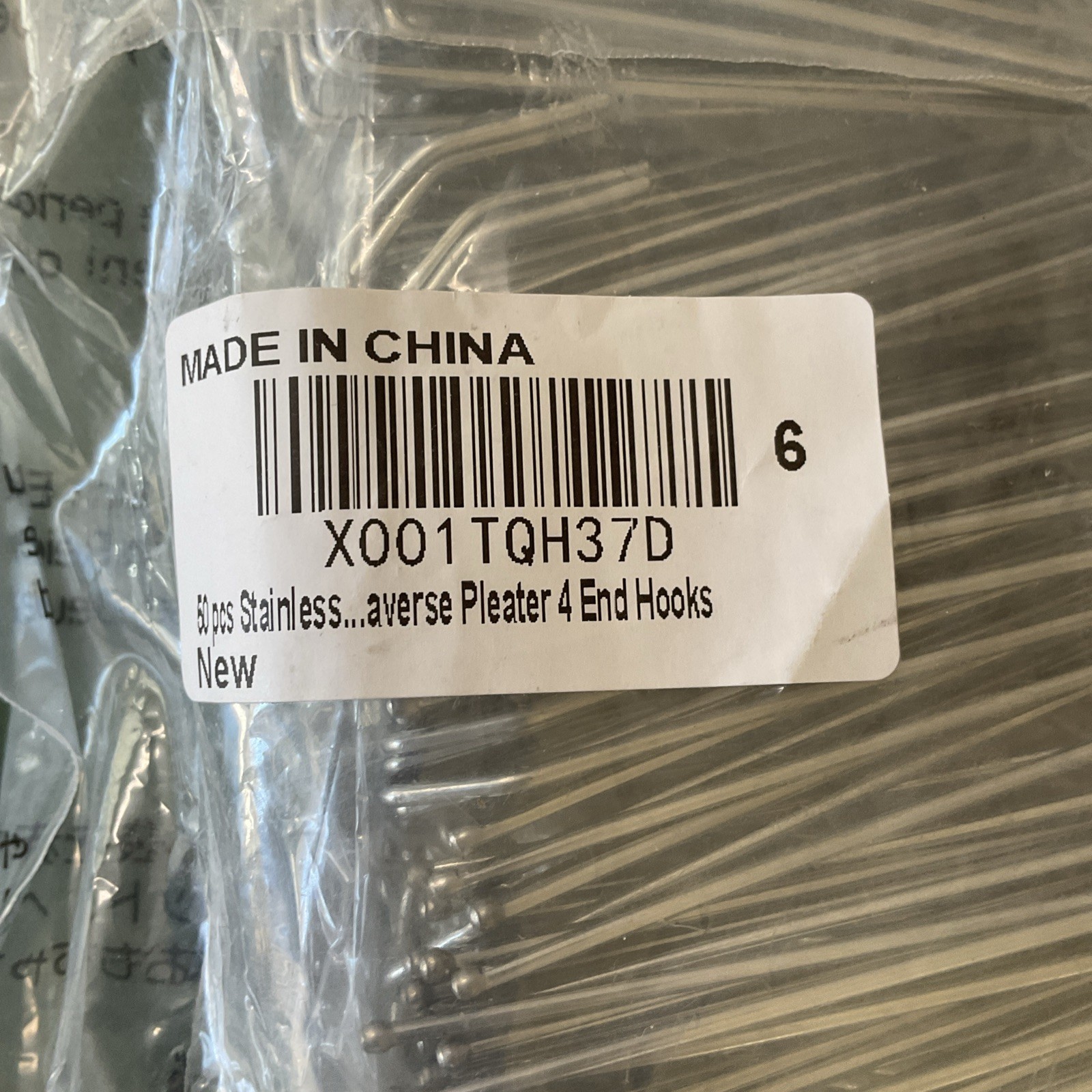 50 DOUBLE PLEAT DRAPERY DRAPES CURTAIN HANGERS HOOKS CLIPS NEW 4END HOOKS