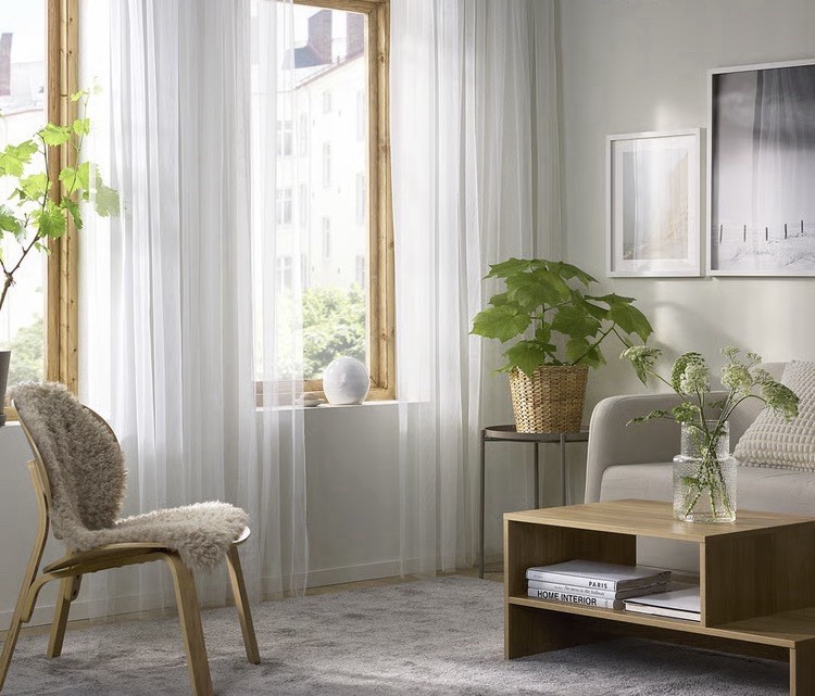 IKEA Curtains, LILL Sheer Net White Panels 110×98″ Create A Canopy 8 Pair