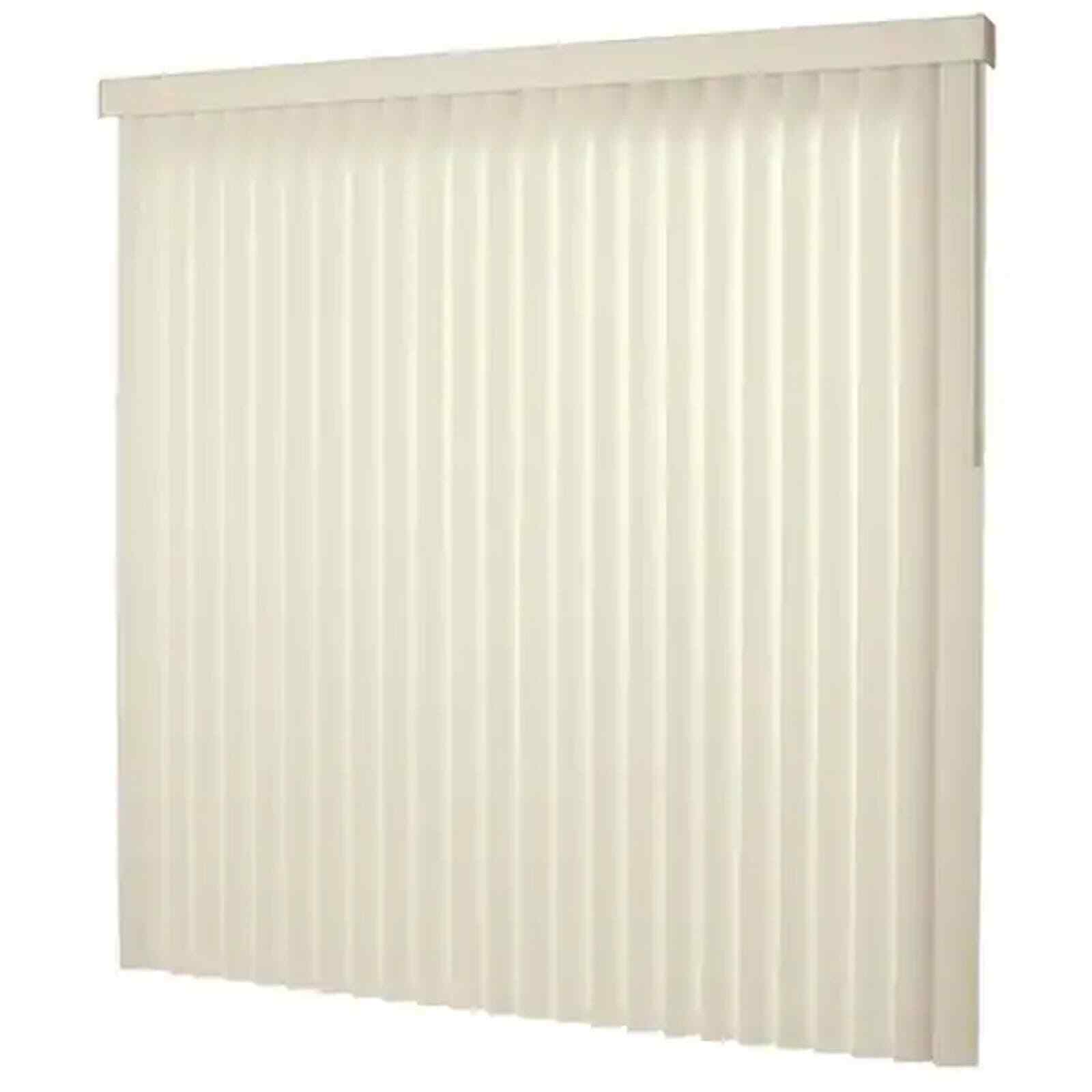 Replcmnt Crown Alabaster Room Darkening, Louvers, 3.5 in. W x 76.75 in. L (9-Pk)