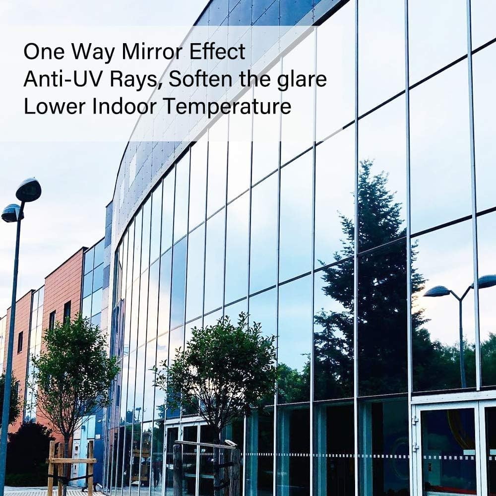 One Way Window Film Privacy Mirror Effect Self-Adh