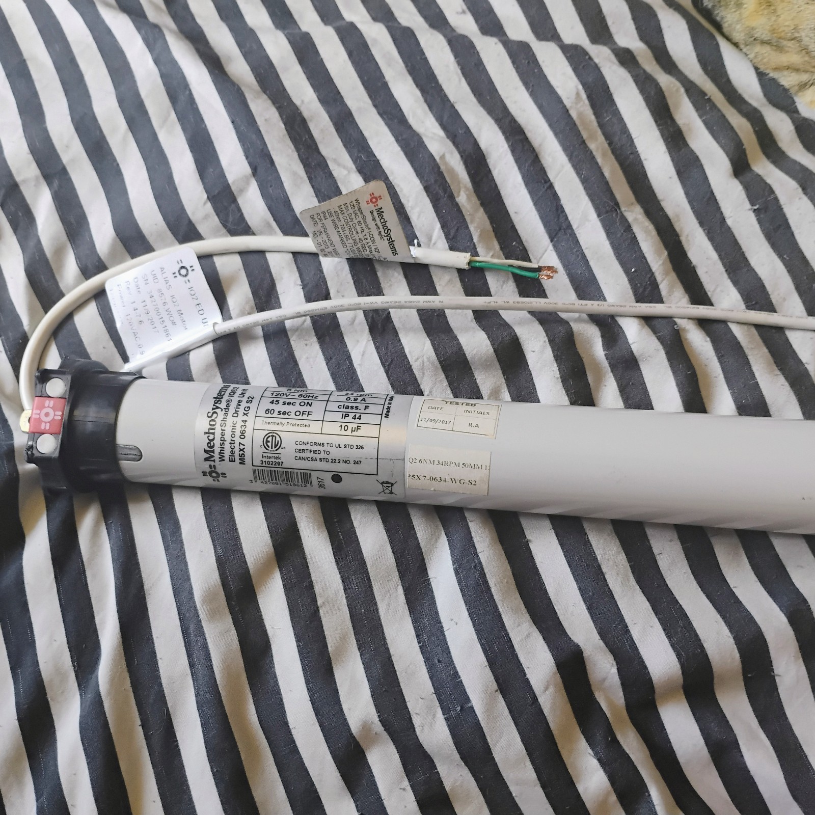 Mecho Systems WhisperShade IQ2 Electronic Drive Unit – M5X7 0634 XG S2 FREE SHIP
