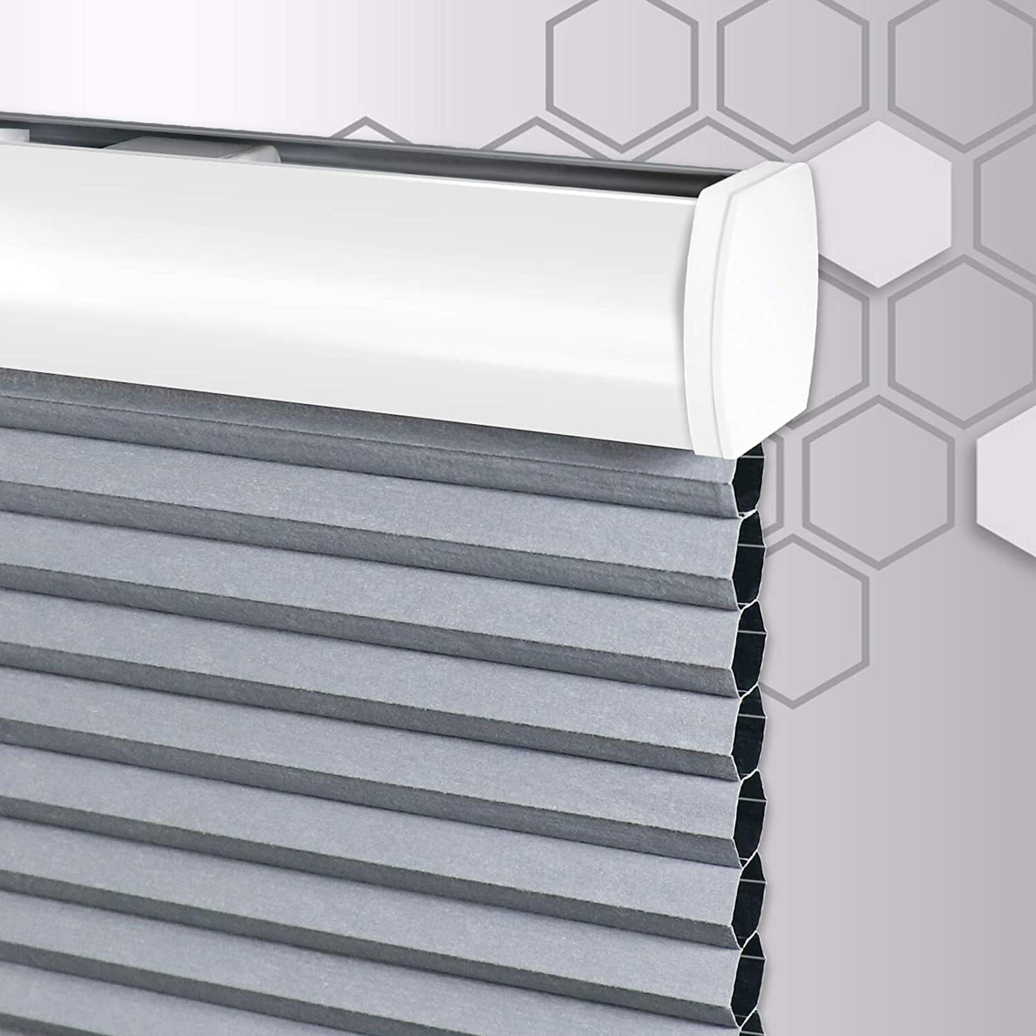 Cordless Cellular Shades Blackout Honeycomb Blinds,Bottom Up Blinds Paper Fabric