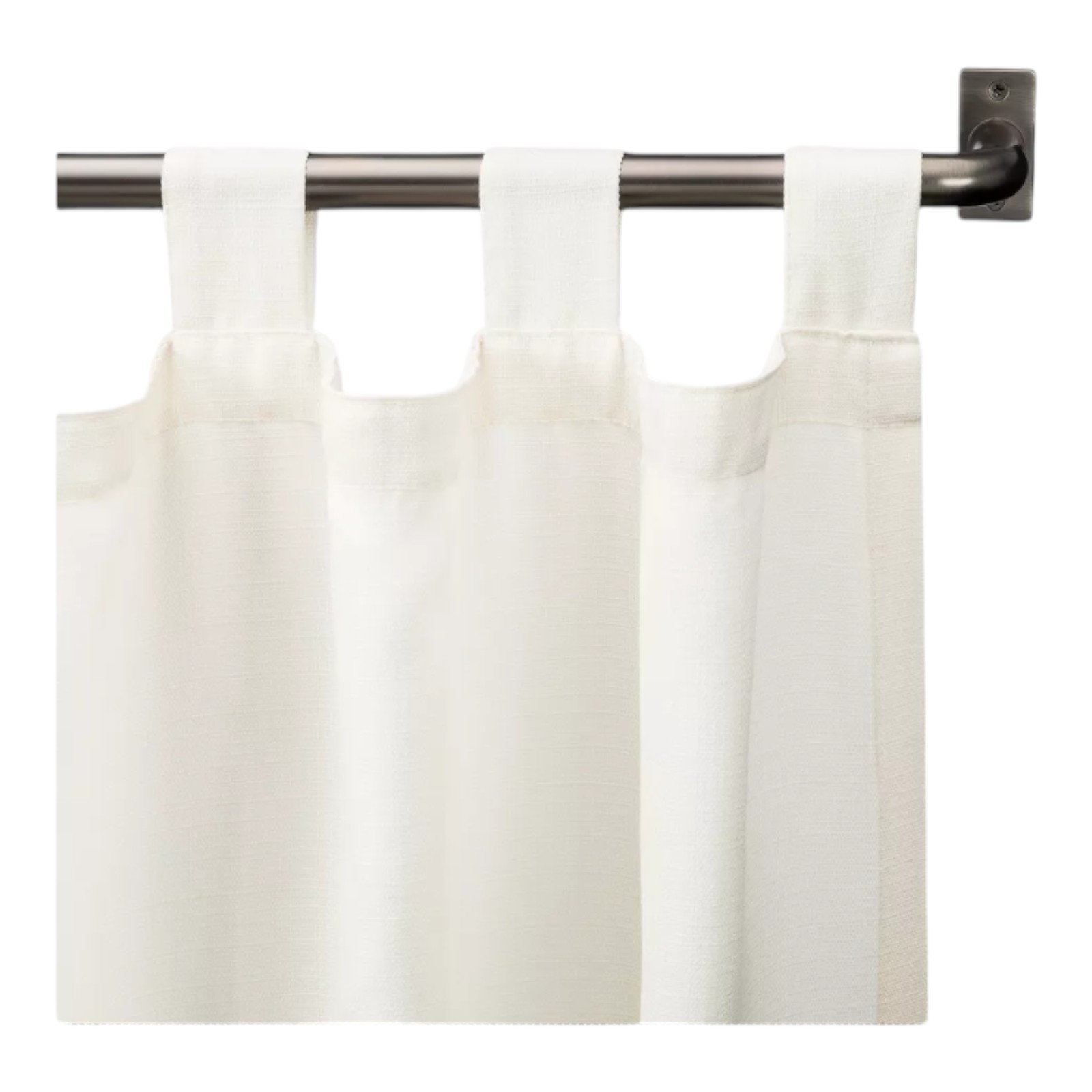 Wrap Around Curtain Rods Black, Blackout Heavy Duty Curtain Pole for Windows …