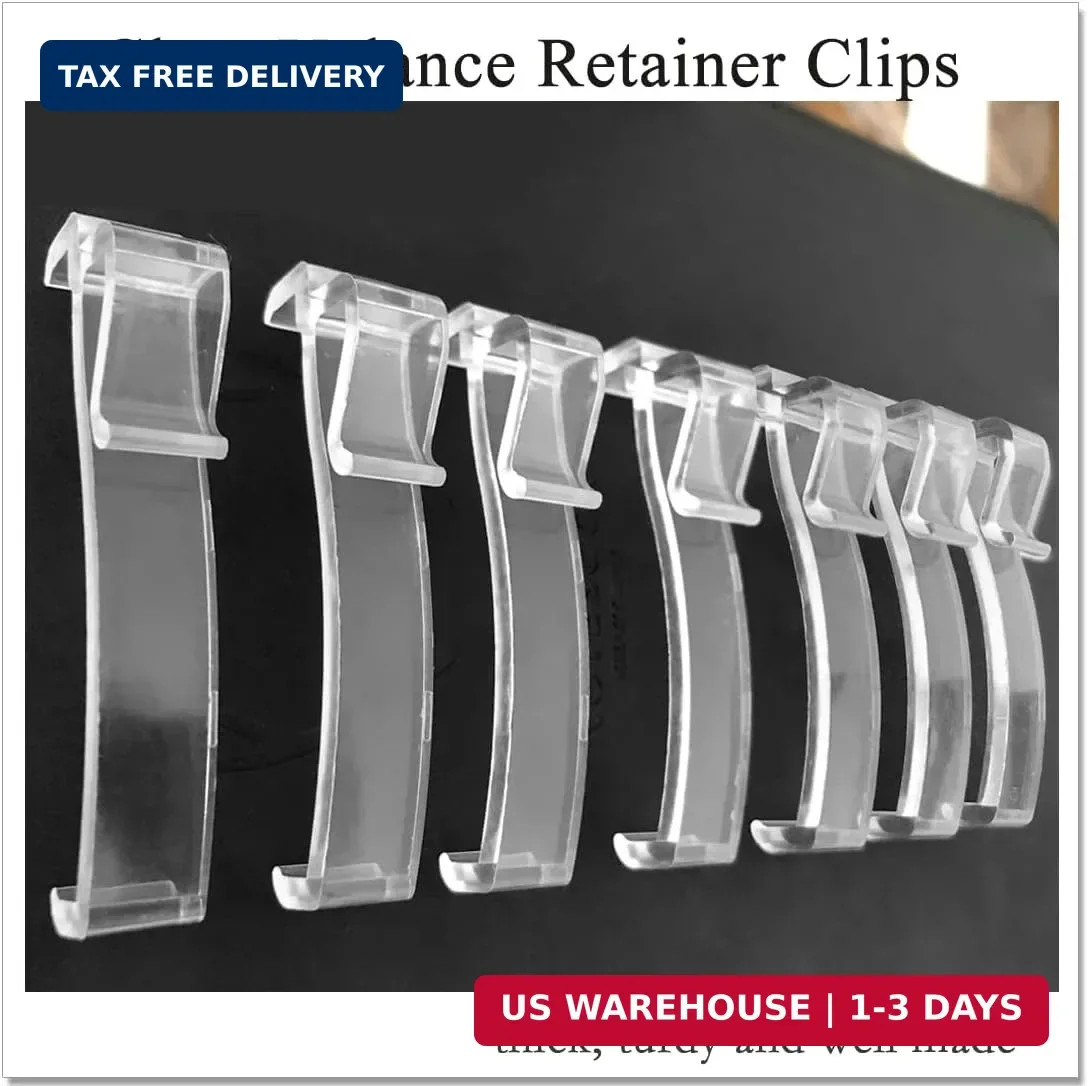 2.5 Inch Valance Clips for Horizontal Blind Valance (12 Pieces)