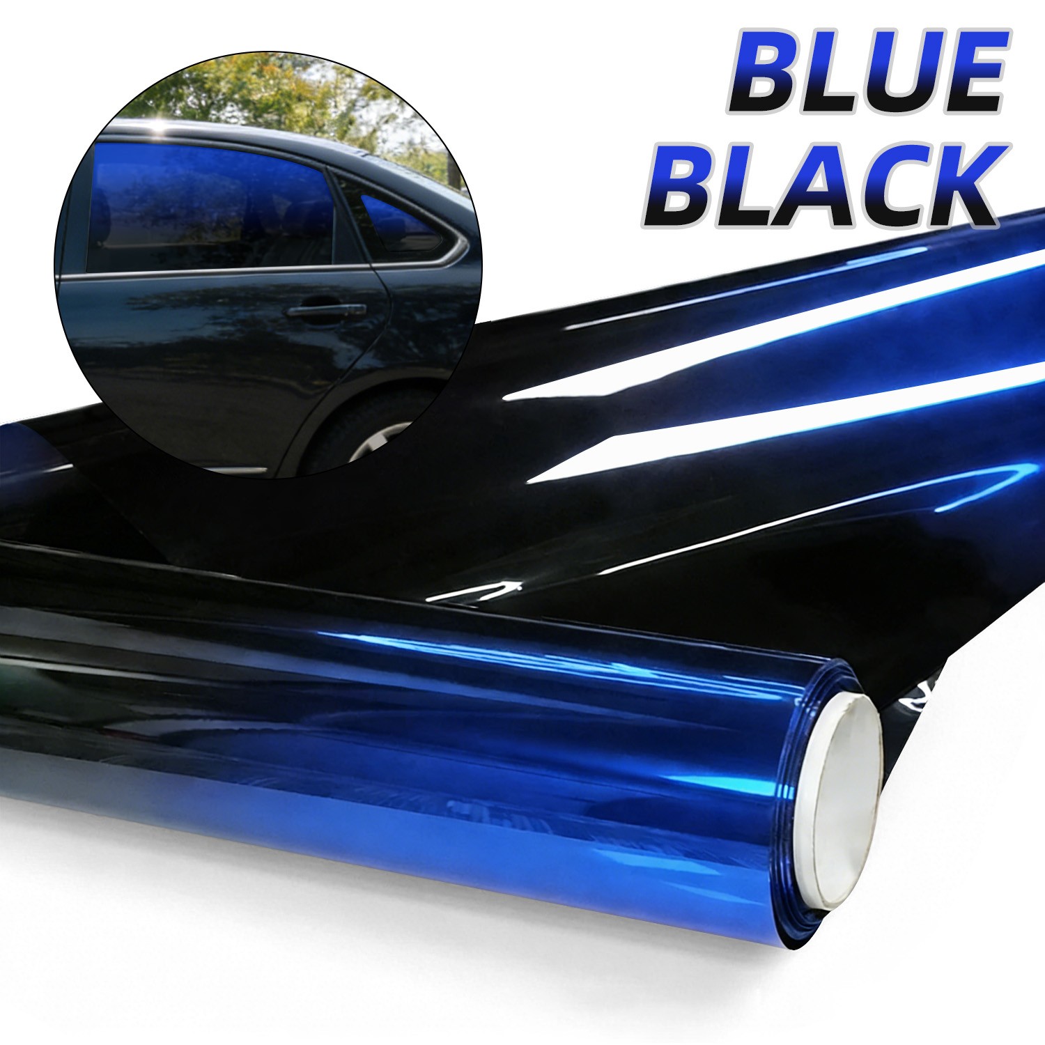 Car Window Tint Film 2-Color Gradients Film Windshield Sun Shade Heat & UV Block