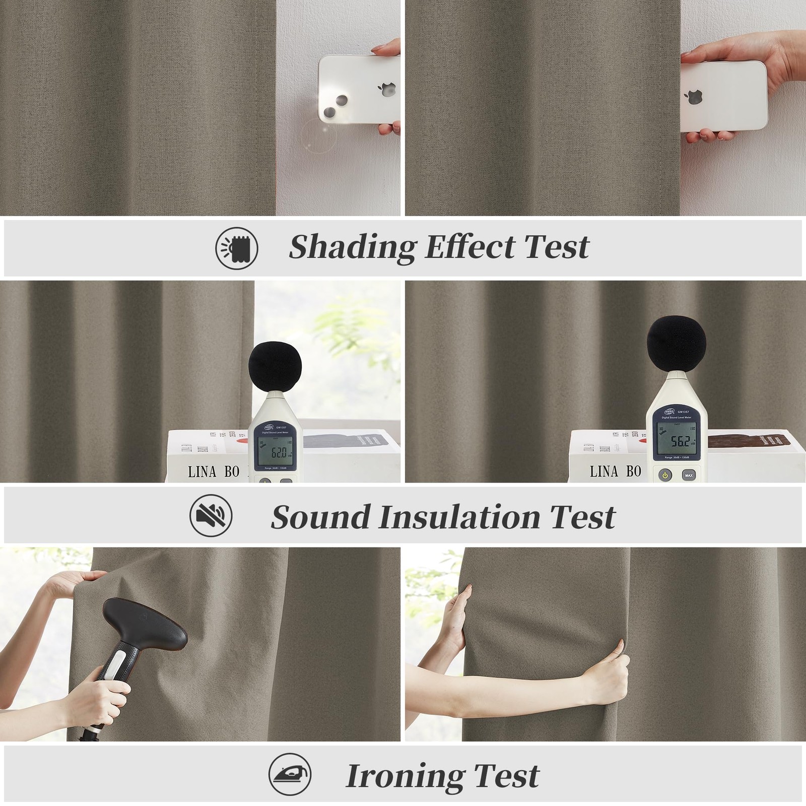 Extra Long Blackout Curtains 132 Inches Long 11 ft for High Ceiling Living Ro…