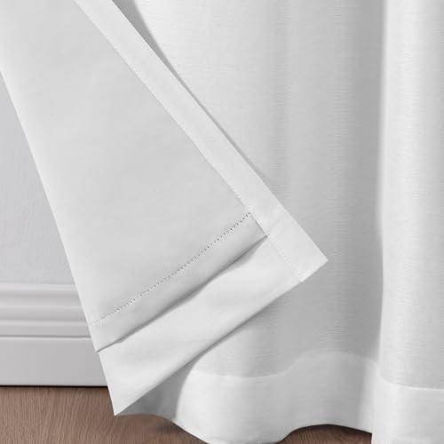 Spellbound Blackout Lining Rod Pocket/Back Tab 50″W x 95″L (Pack of 2) White