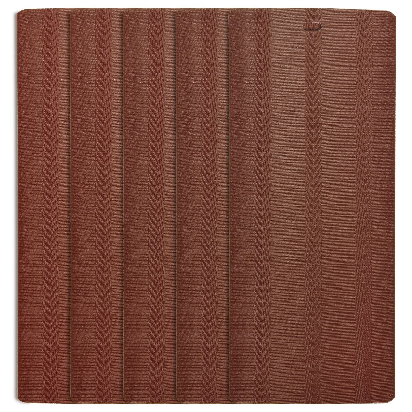 DALIX Barcelona Vertical Window Blind Premium Textured 5 Pack Qty / Sangria