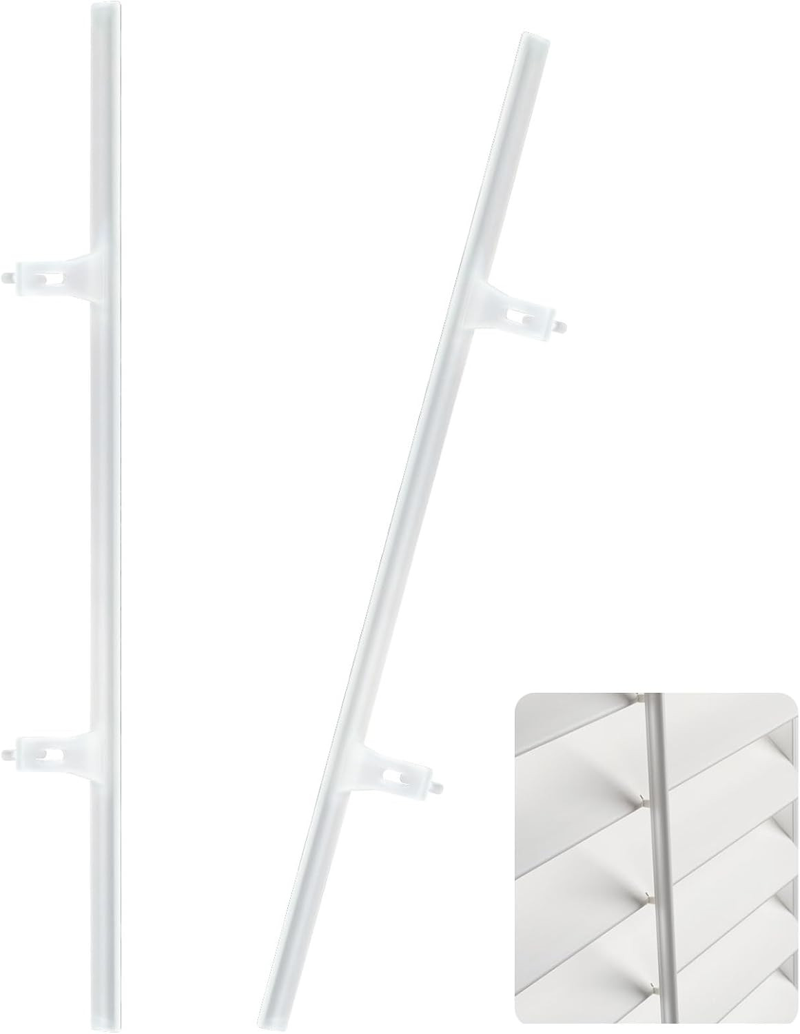 Qty 20. Shutter Vane Repair Slider Connector, Shutter Tilt Rod Connectors Replac