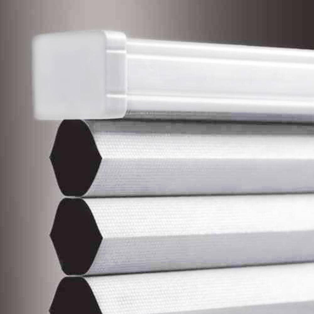 HOME DECORATORS Shadow White Cordless Blackout Cellular Shades 27 W x 64 L in.