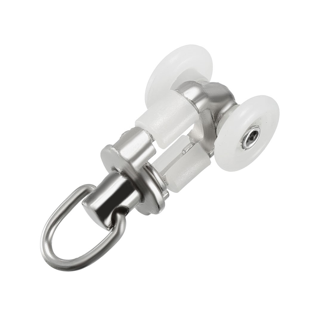 10Pcs, Curtain Track Rollers Plastic Twin Wheeled Carriers 10.5mm Dia